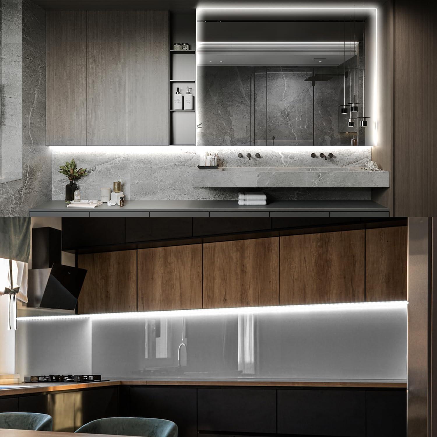 Espejo de Maquillaje EUGOBRTEN 3.05m con Luz LED Brillante