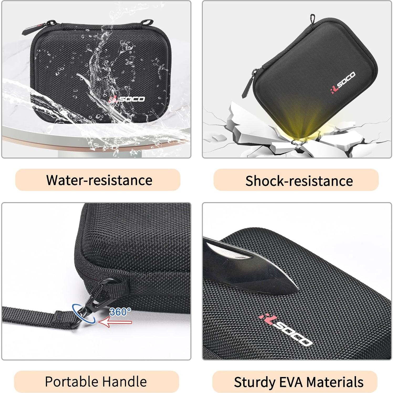 Funda Dura RLSOCO para Detector de Radiación Geiger GQ GMC-800