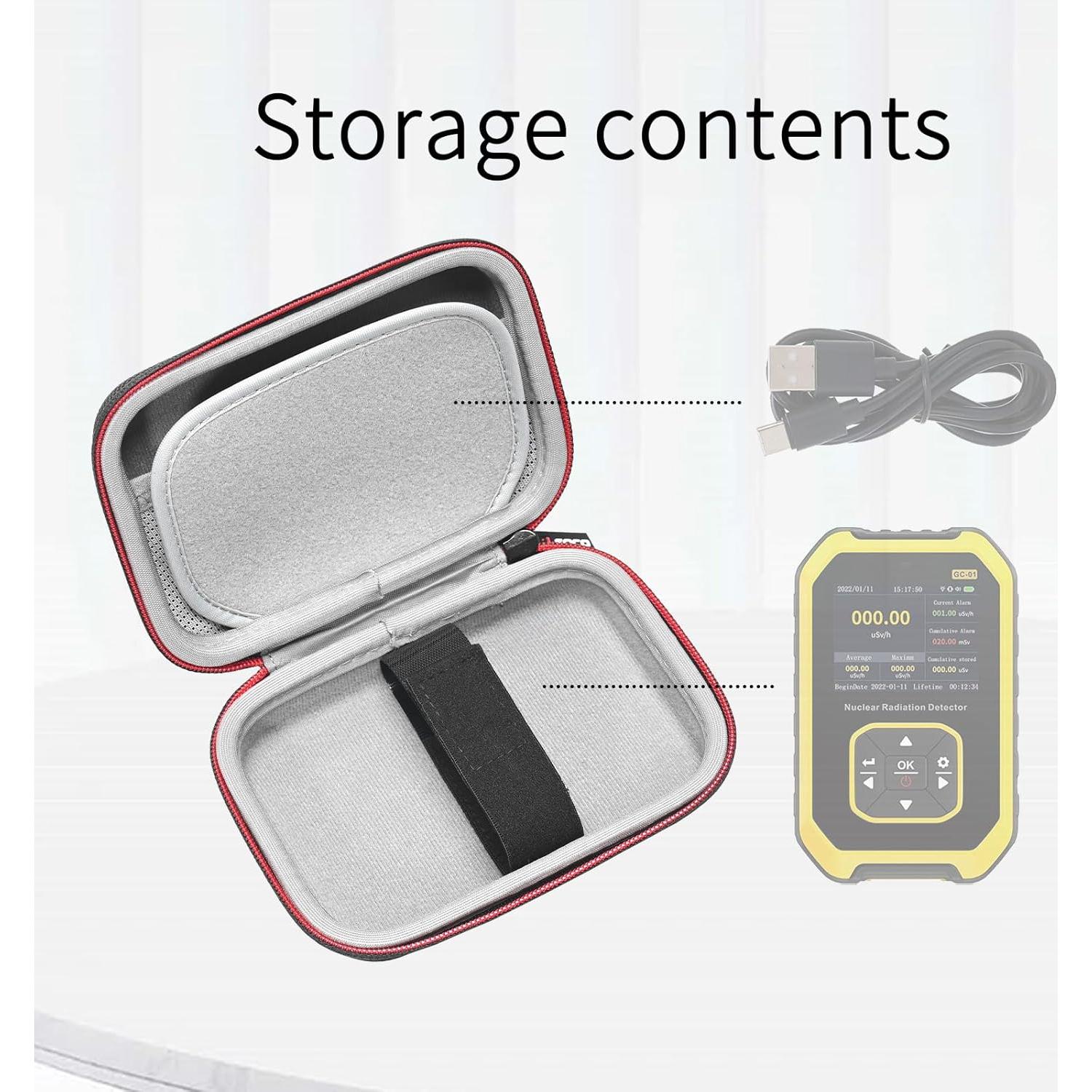 Funda Dura RLSOCO para Detector de Radiación Geiger GQ GMC-800