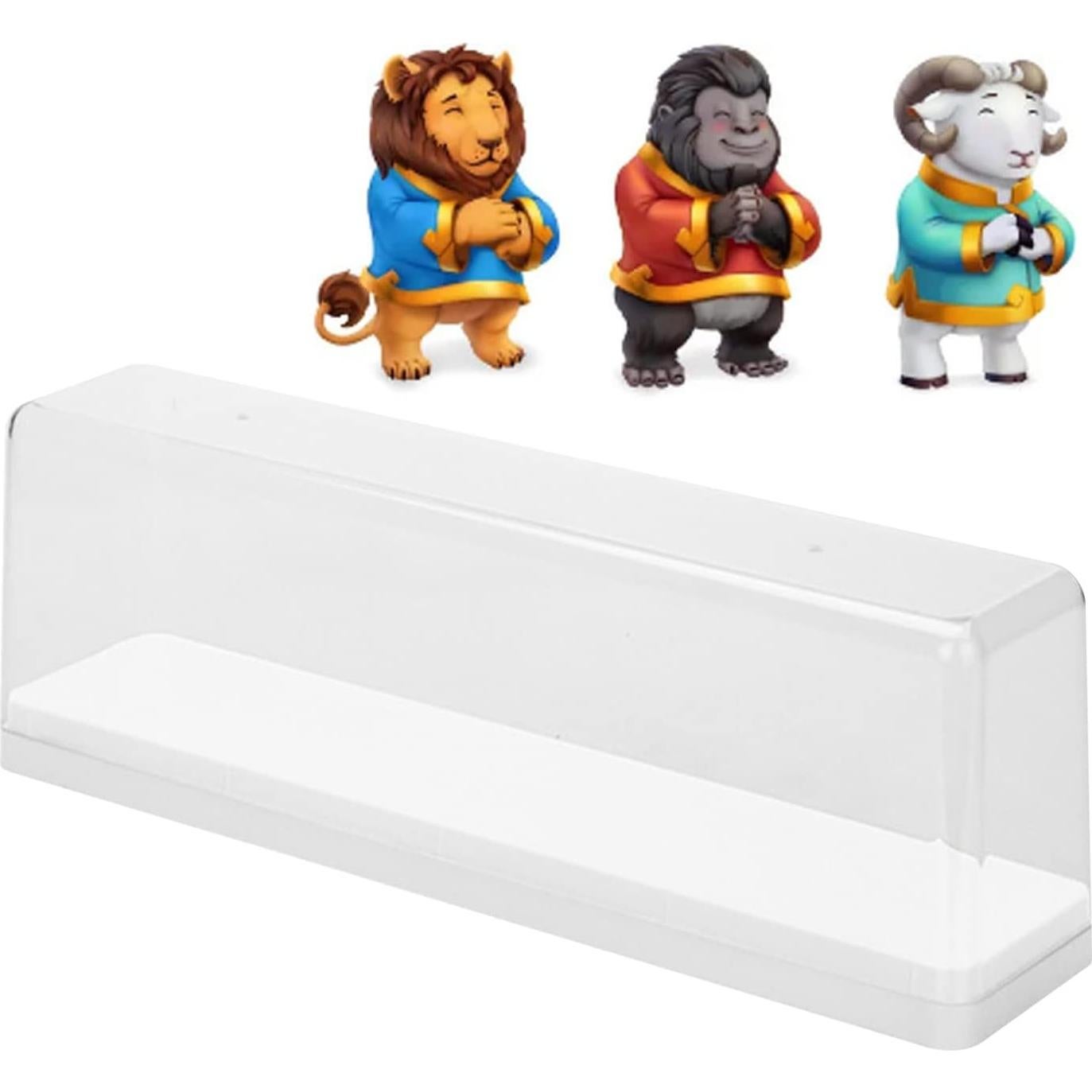 Caja de Exhibición Acrílica AUNMAS 36x8.5x12cm Blanca