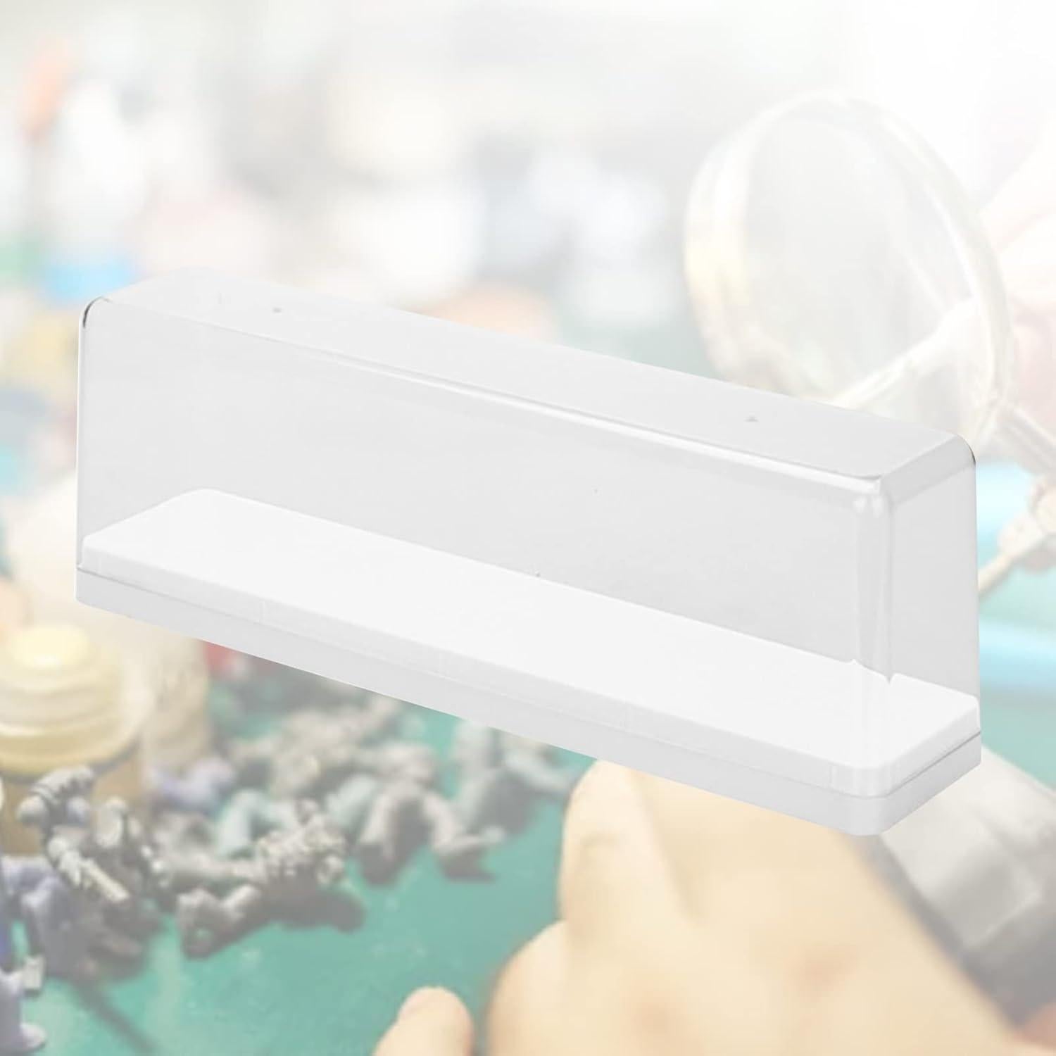 Caja de Exhibición Acrílica AUNMAS 36x8.5x12cm Blanca