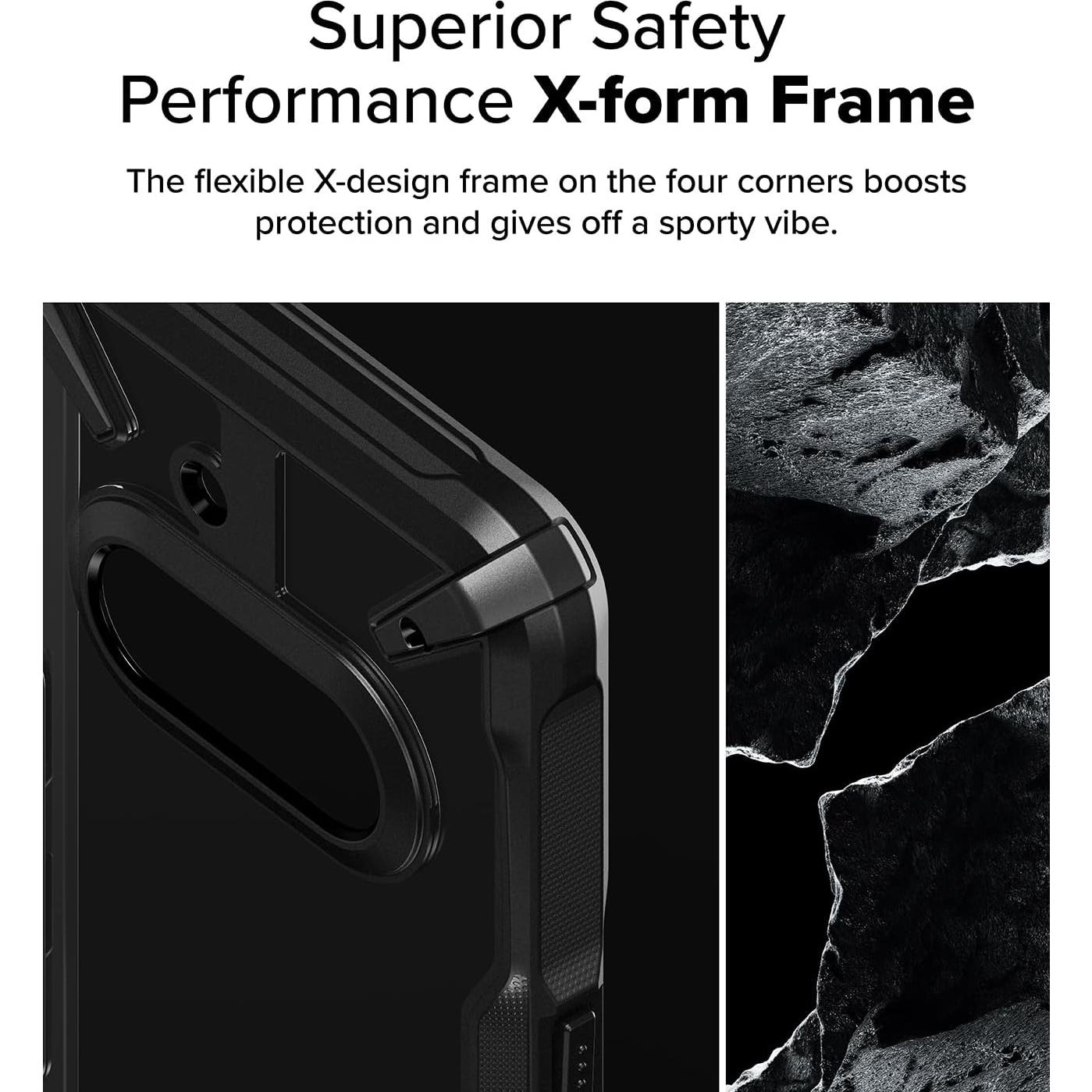 Funda Ringke Fusion-X para Nothing Phone 3a - Negro