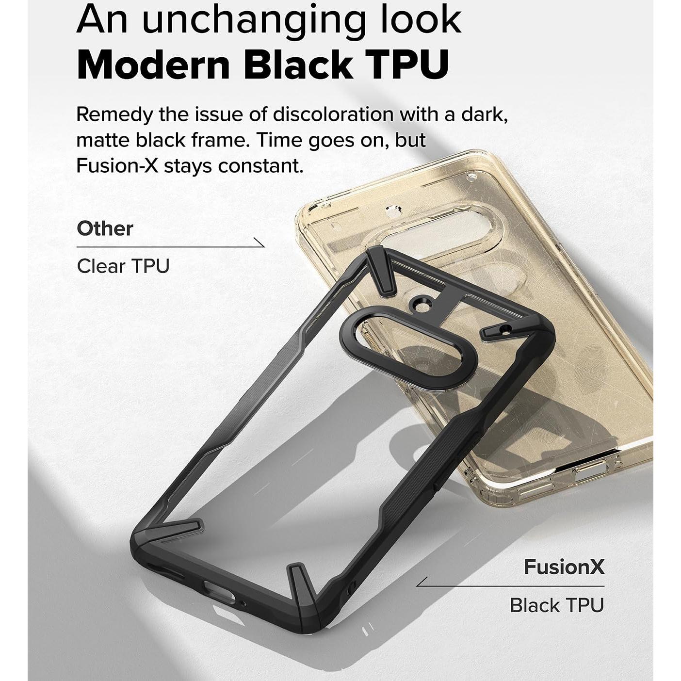 Funda Ringke Fusion-X para Nothing Phone 3a - Negro