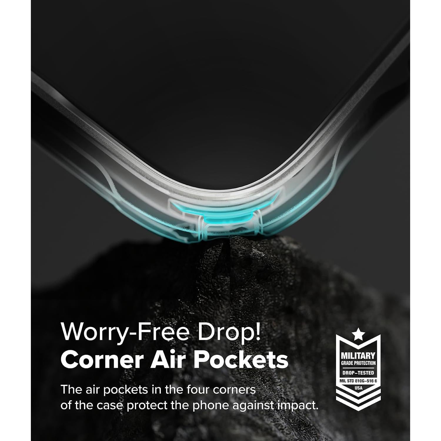 Funda Ringke Fusion-X para Nothing Phone 3a - Negro