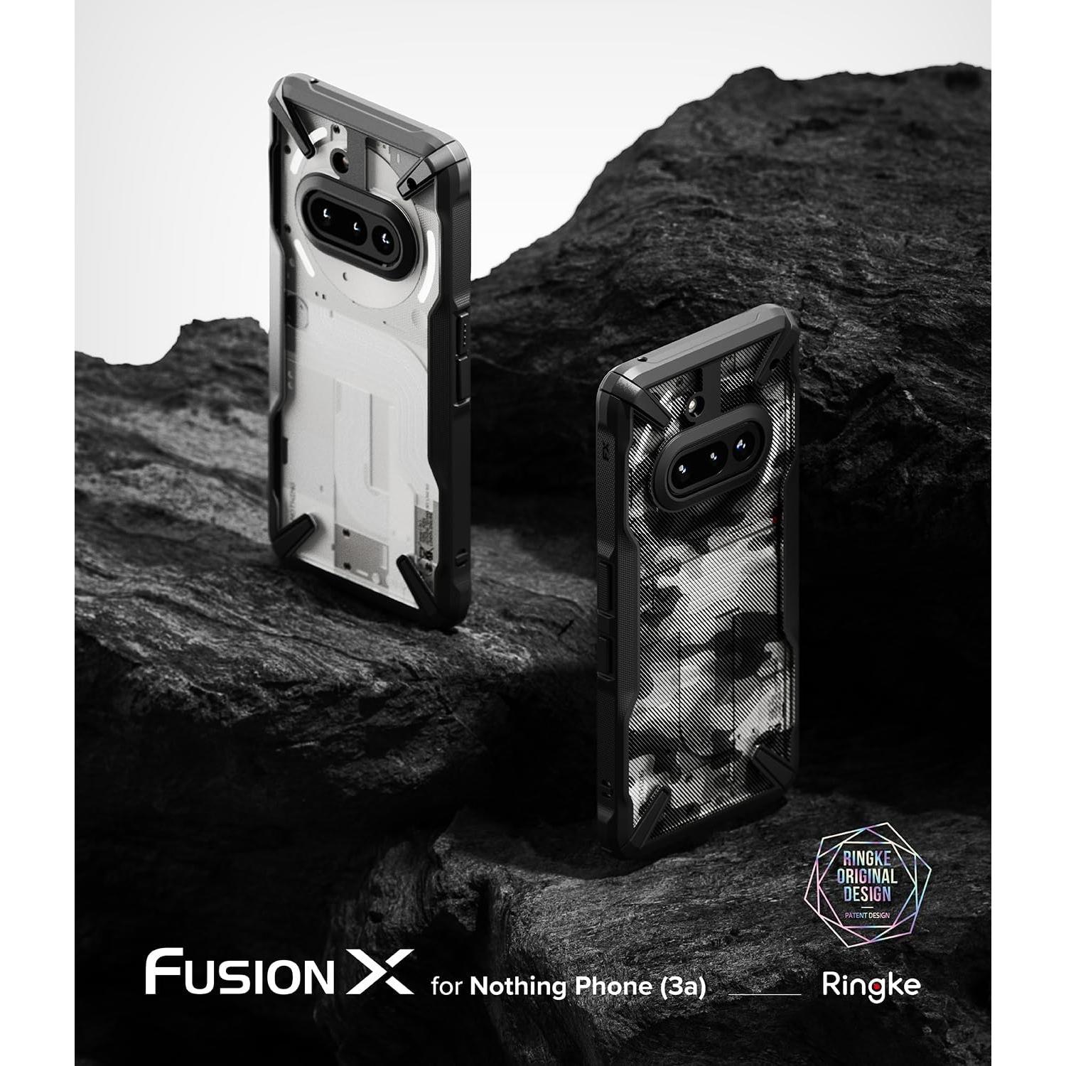 Funda Ringke Fusion-X para Nothing Phone 3a - Negro