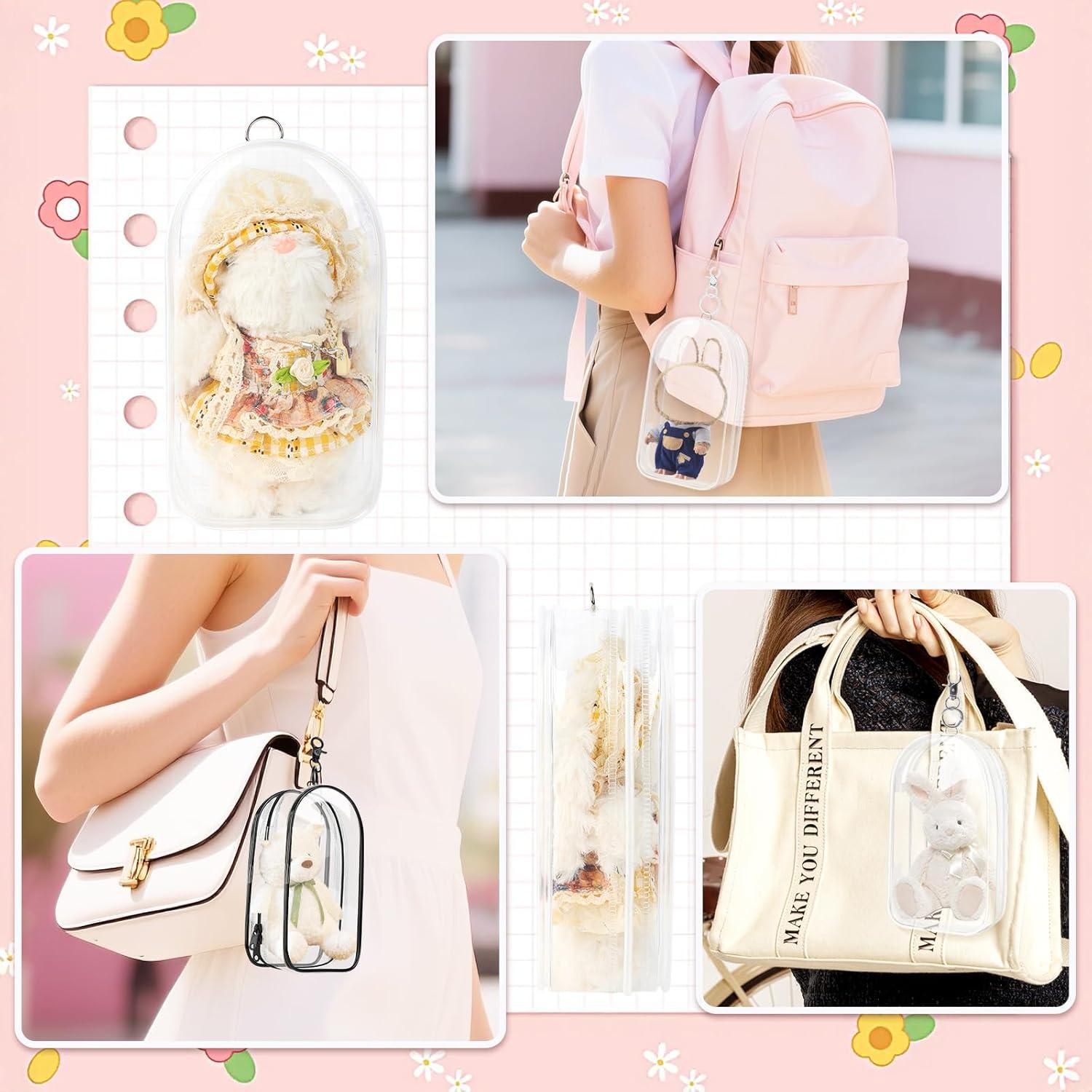 Funda Protectora Transparente Playexen para Muñecas 18.5 cm