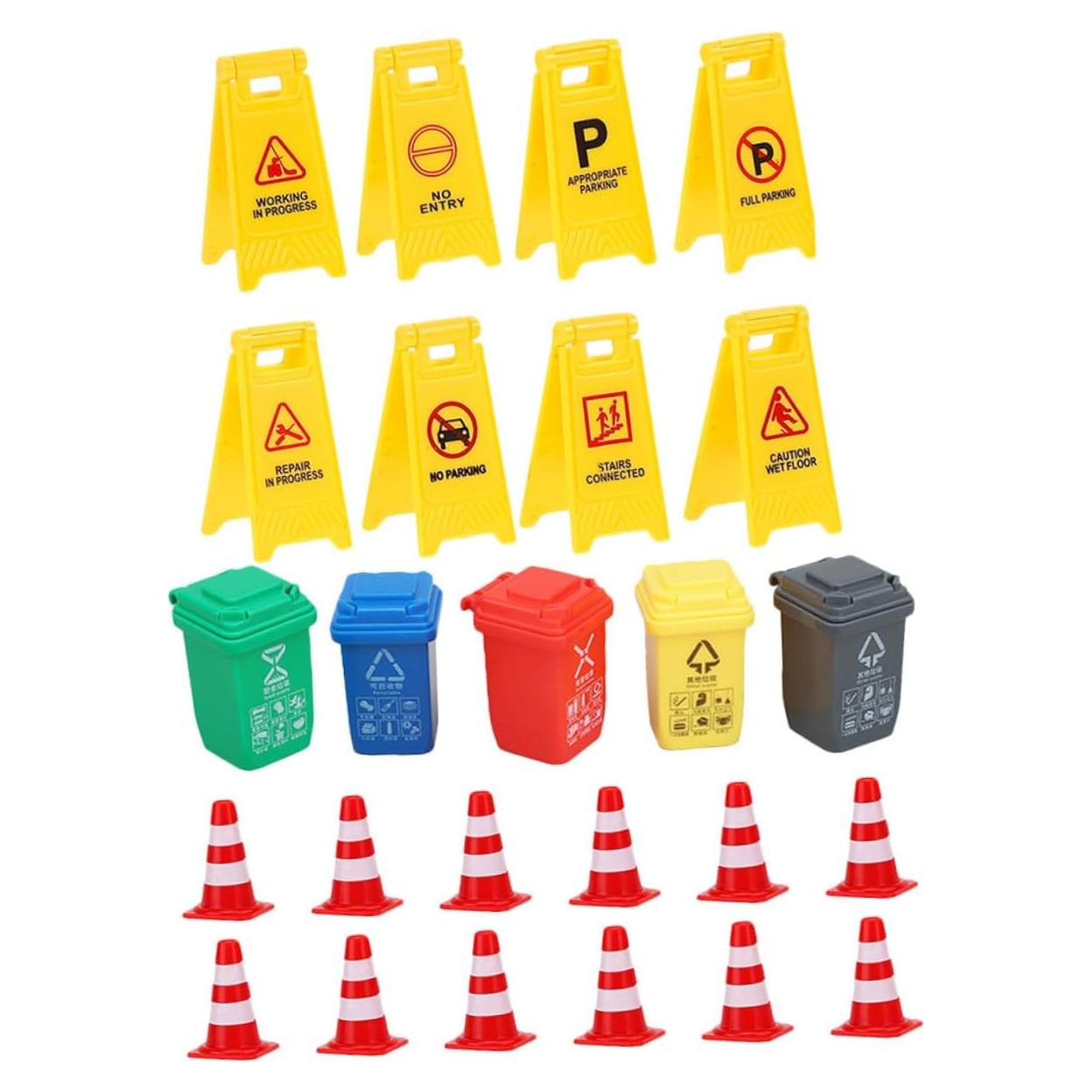 Juego de Señales de Tráfico para Niños Toddmomy 25 Piezas