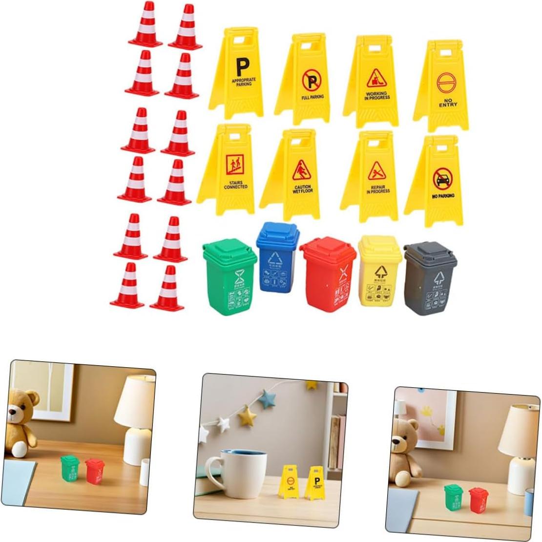 Juego de Señales de Tráfico para Niños Toddmomy 25 Piezas