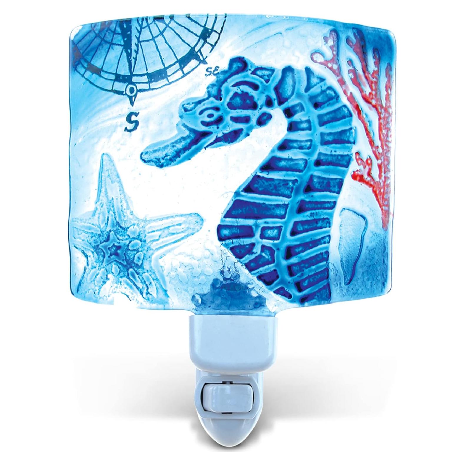 Luz Nocturna Enchufable Caballito de Mar Puzzled 15.2 cm