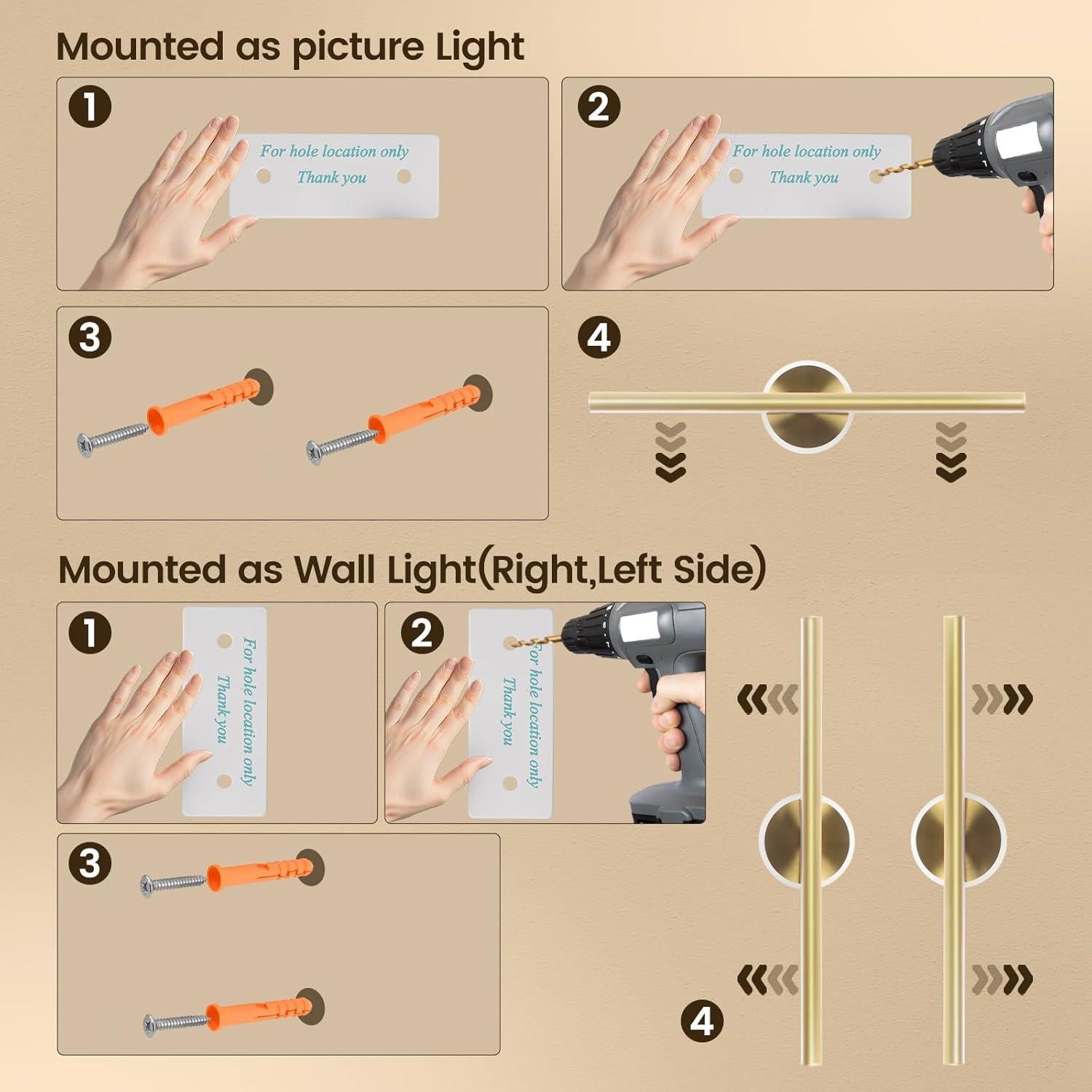 Luz de Imagen Inalámbrica HOWMZON 40.64 cm LED Batería