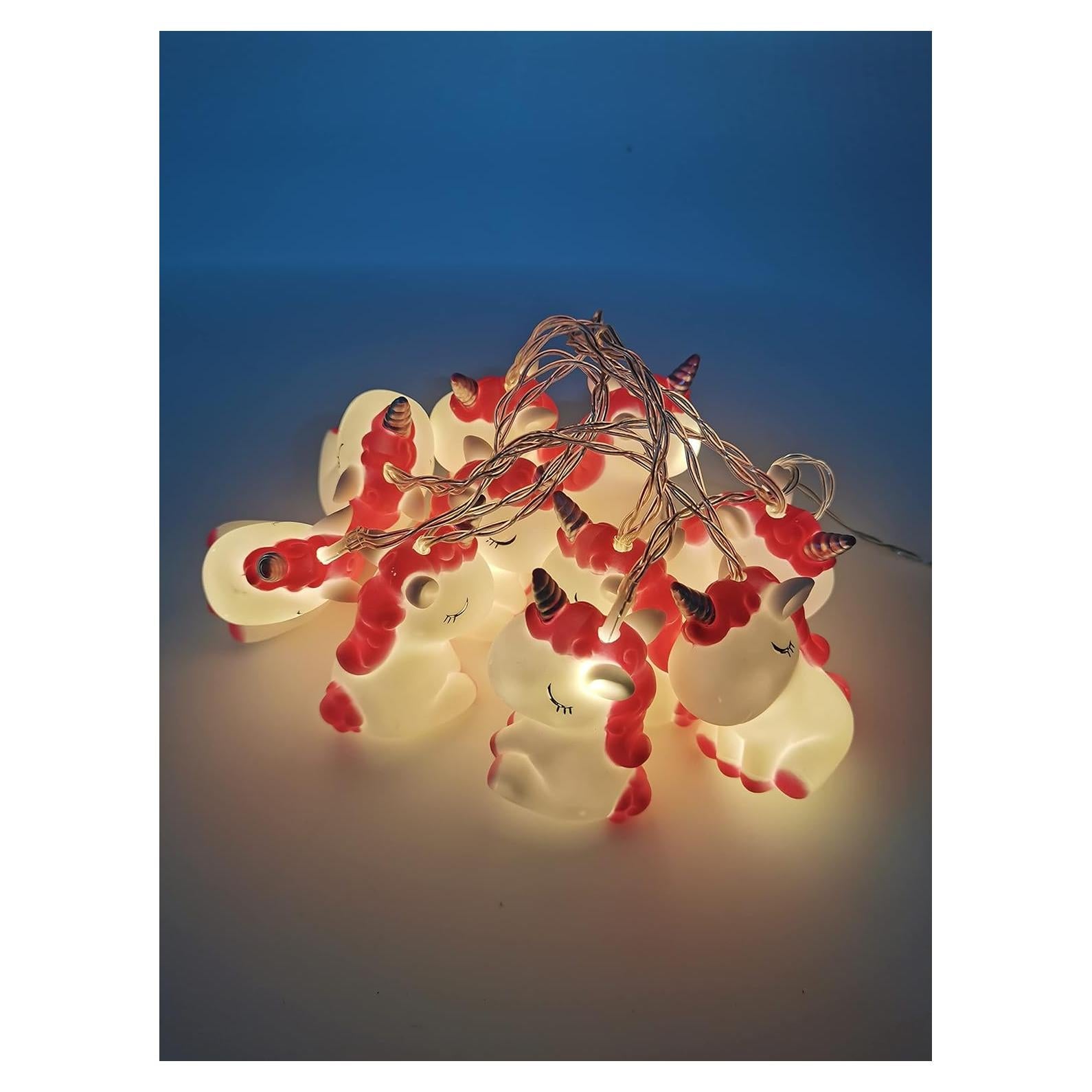 Luces de Cadena LED NIWWIN 1.8m 10 Luces Unicornio Decorativas