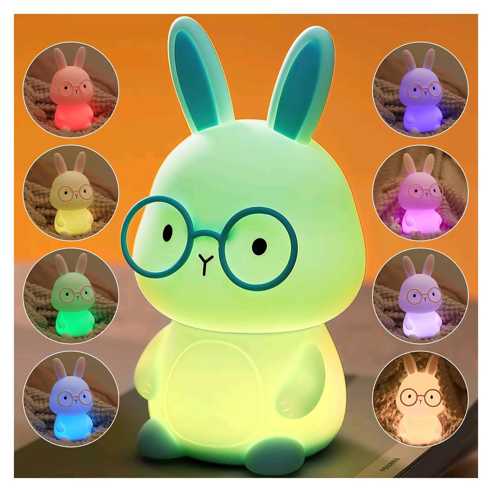 Luz Nocturna Conejo FAMIDUO LED Recargable 3 Niveles
