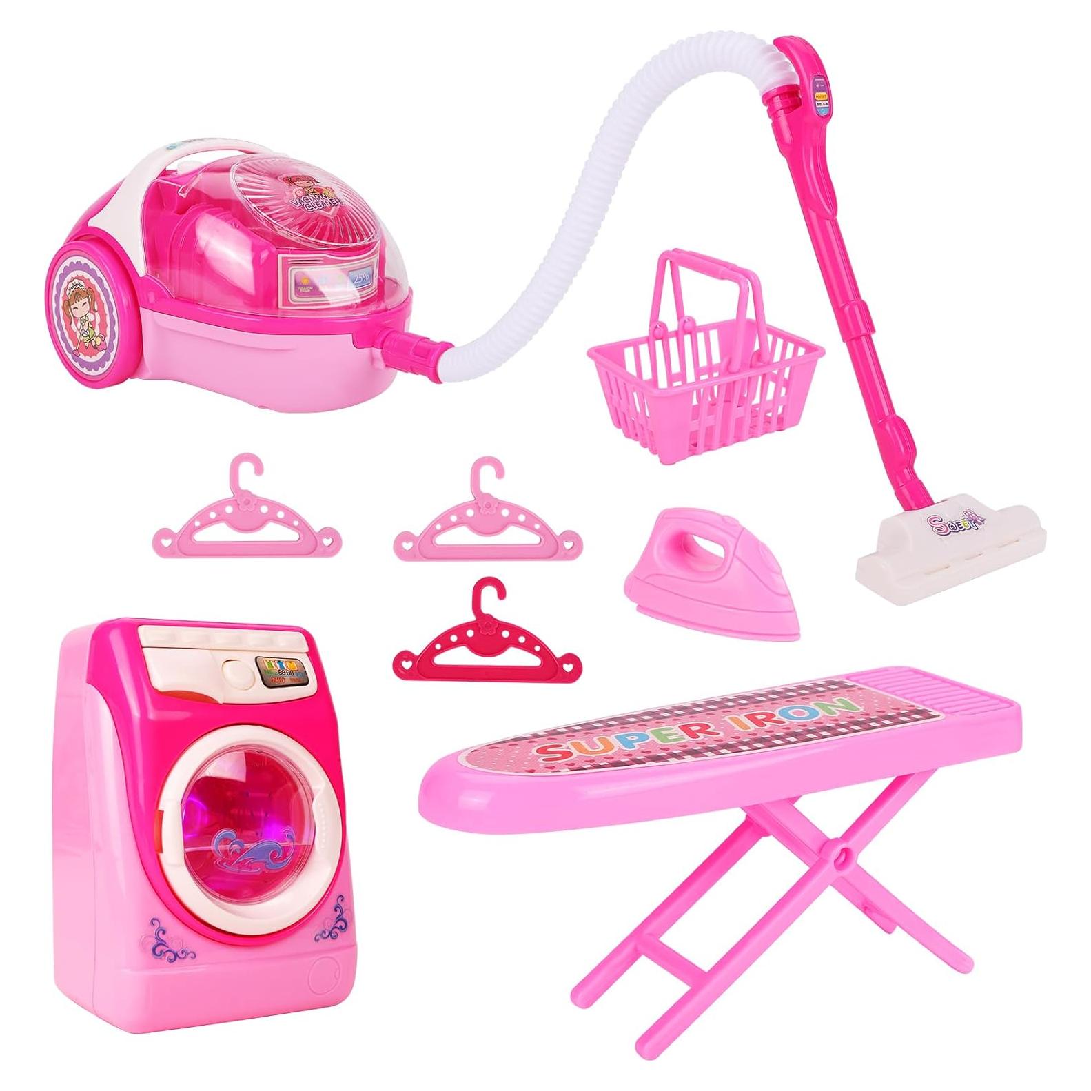 Juego de Limpieza Greyghost para Niños - Lavadora y Aspiradora