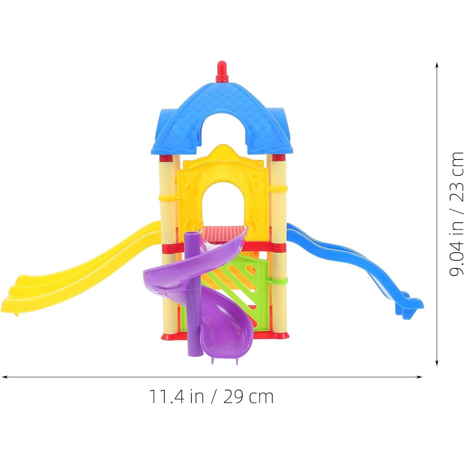 Juego de Casa de Muñecas Toyvian Parque Infantil Miniatura