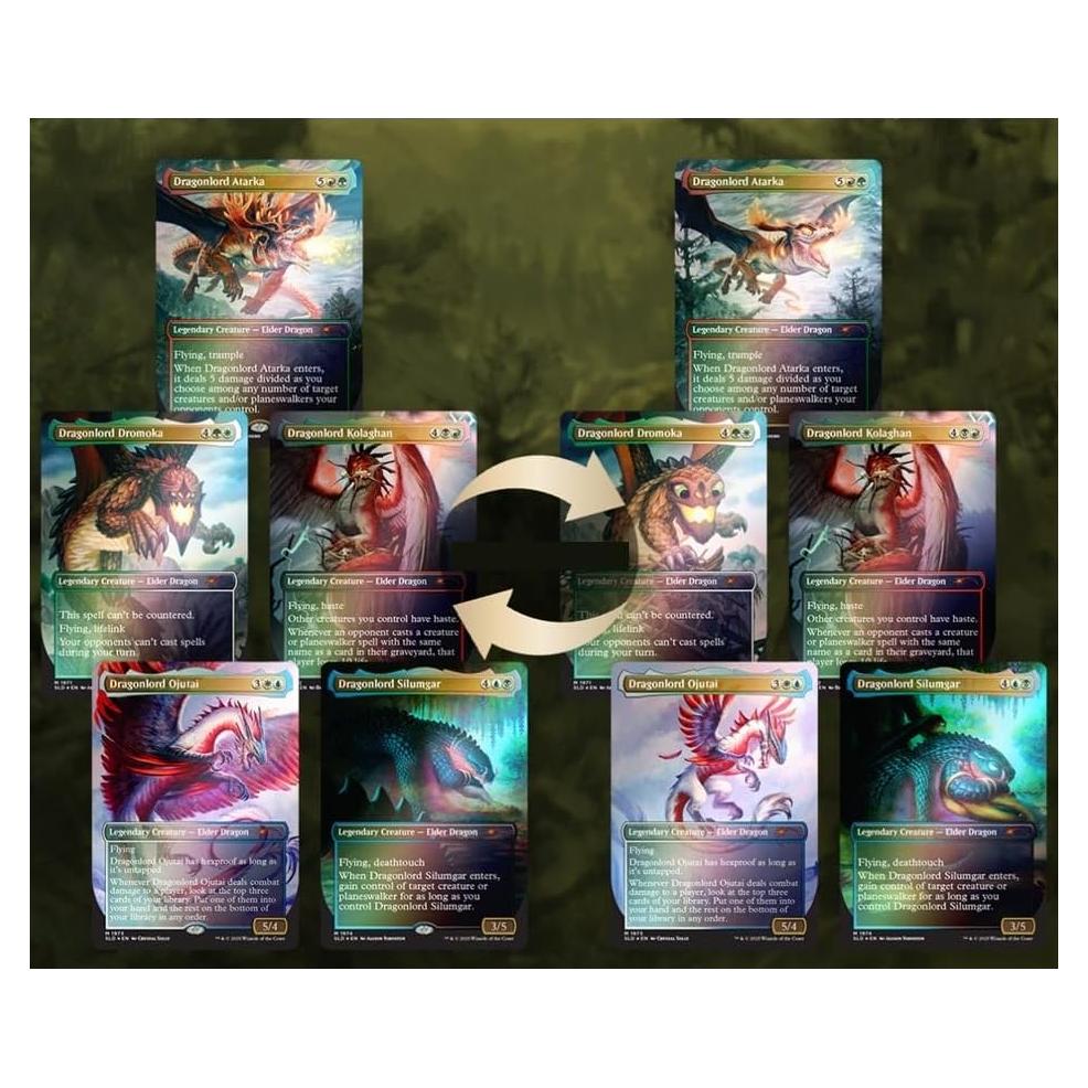 MTG Secret Lair Crecen Tan Rápido Foil - 5 Dragones