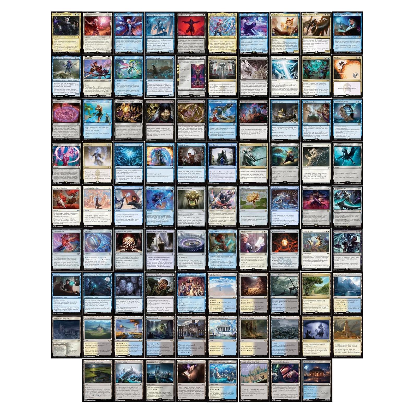 Deck Commander MTG Y'shtola Drain Esper 100 Cartas - Final Fantasy