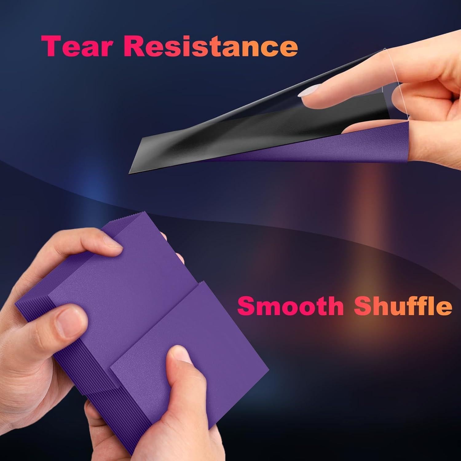 Fundas para Cartas Proijeut 200 Unidades 66x91mm Púrpura Mate