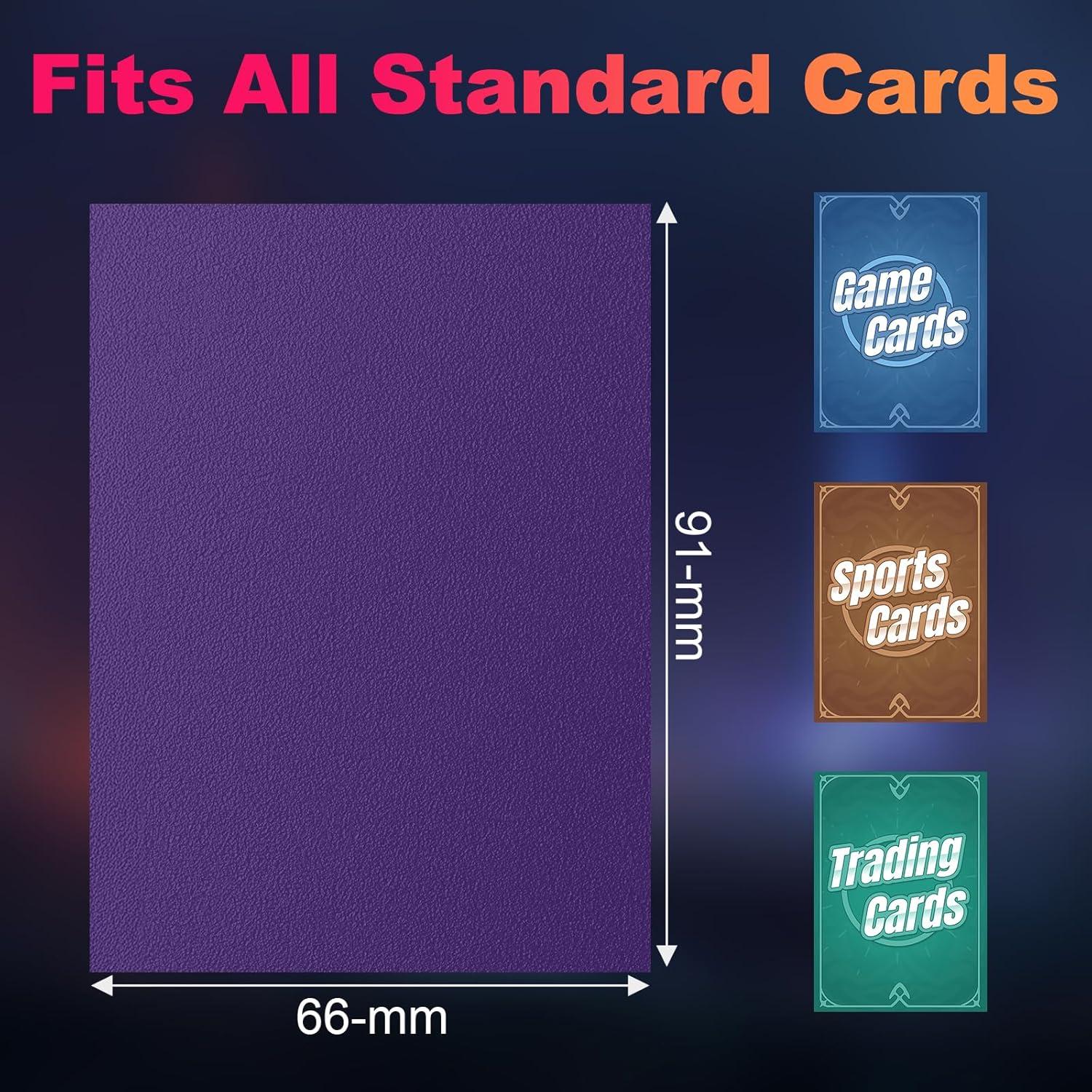 Fundas para Cartas Proijeut 200 Unidades 66x91mm Púrpura Mate