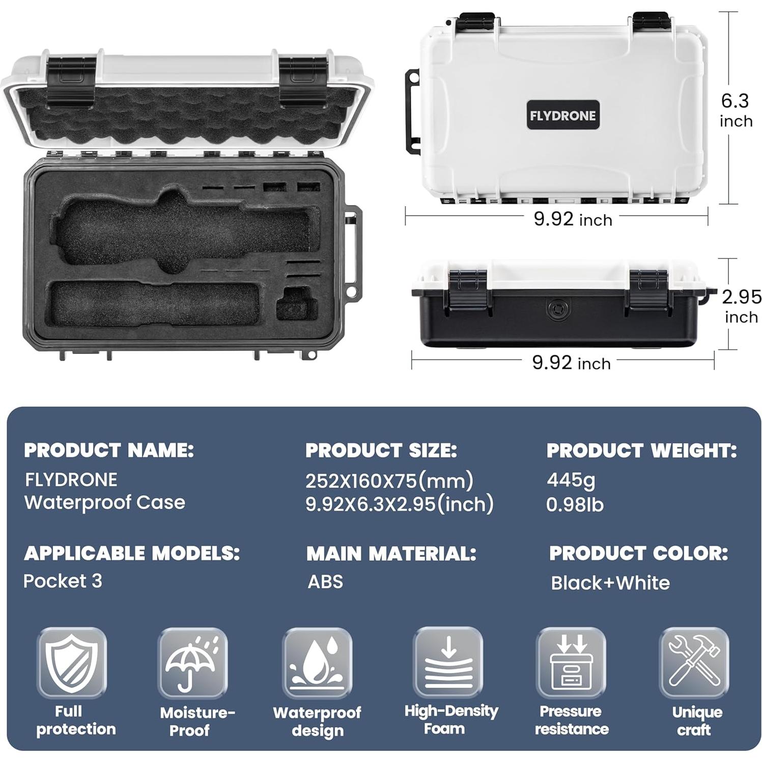 Estuche Duro Impermeable DJI Osmo Pocket 3 - OP-CASE