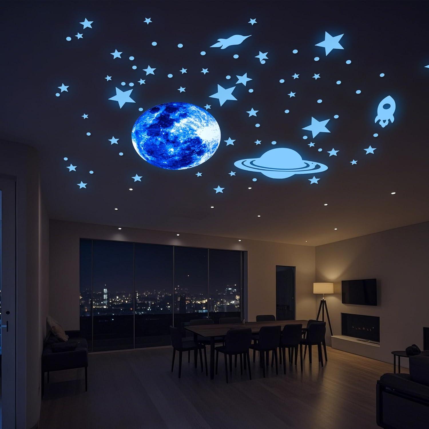 Pegatinas Brillantes en la Oscuridad Minmex - 179 Pcs