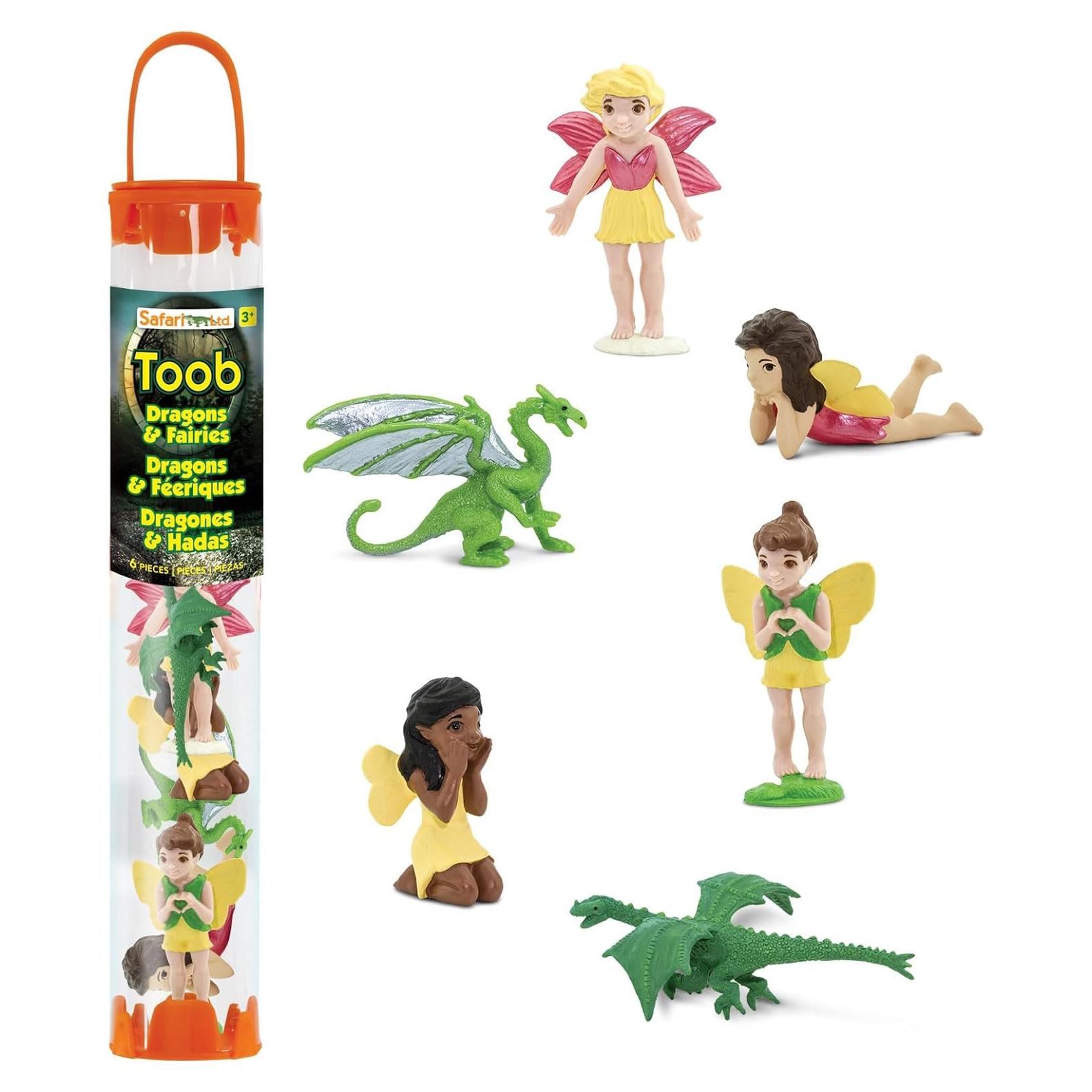 Figuras de Juguete Safari Ltd Hadas y Dragones - 6 Piezas