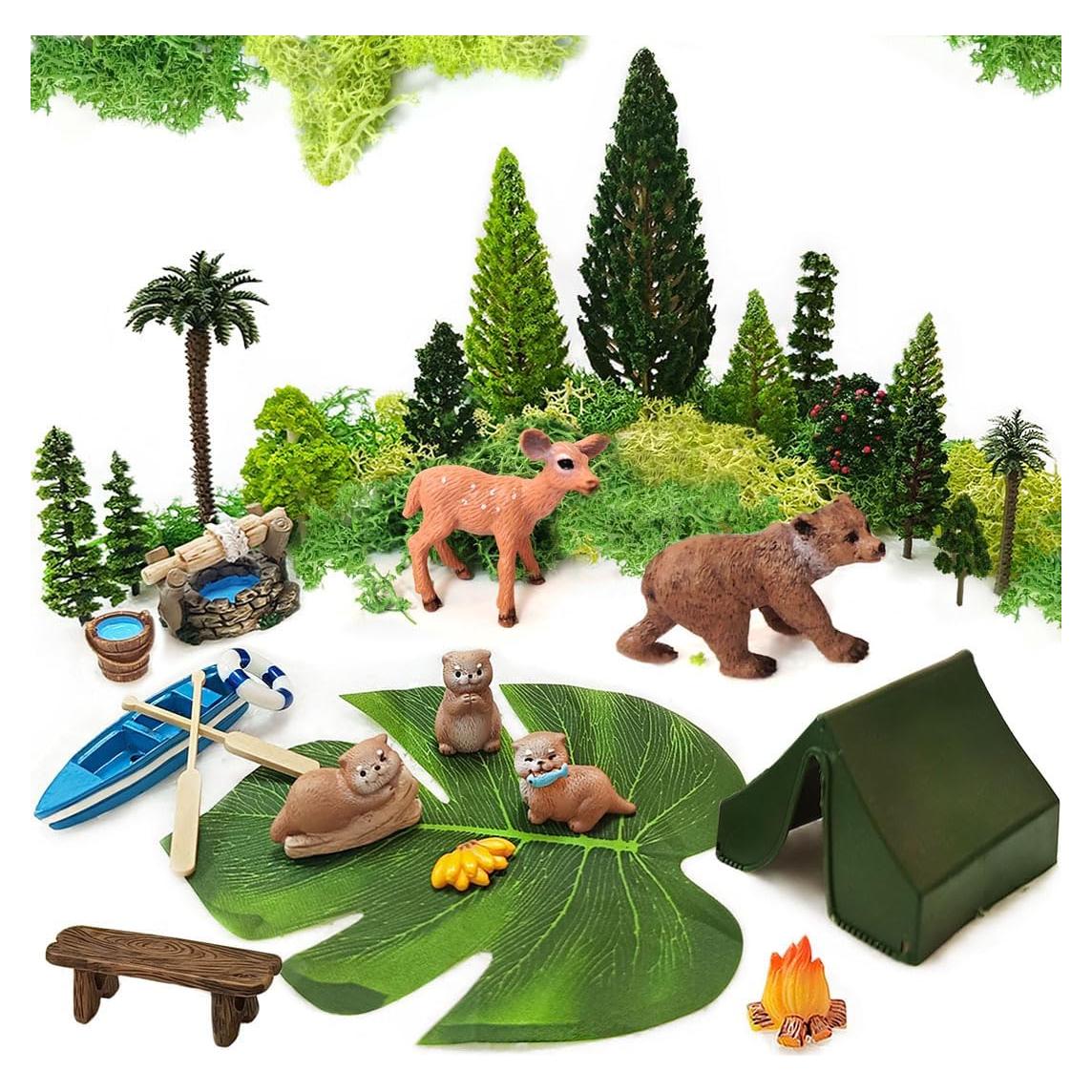 Kit de Accesorios de Jardín en Miniatura 32 Pcs QuarenDen