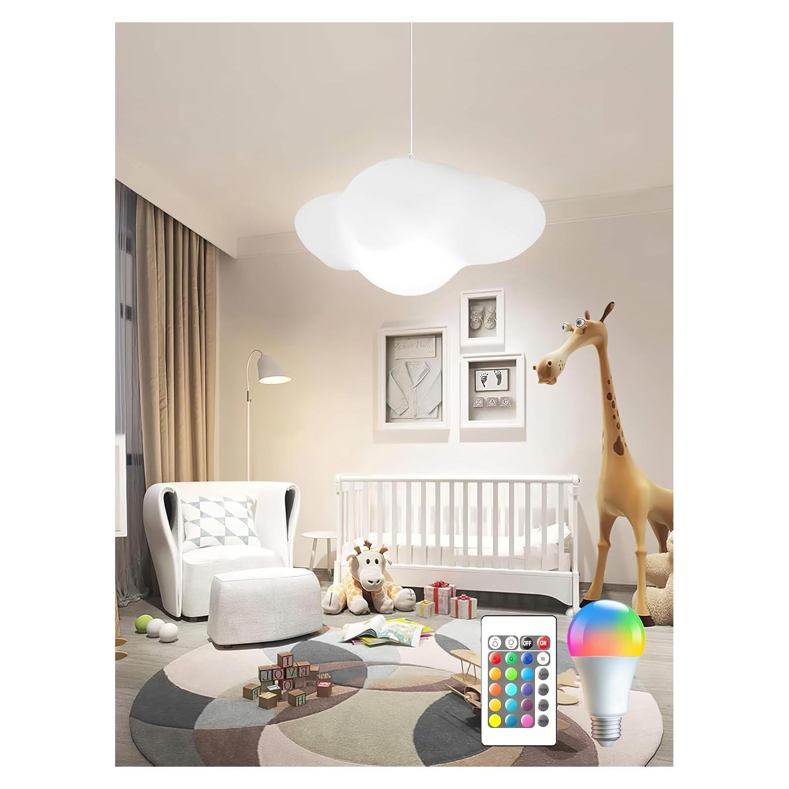 Lámpara Colgante Infantil LED RGB Bagood 55.88x25.4cm