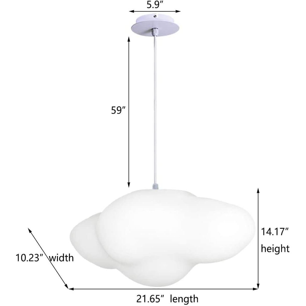 Lámpara Colgante Infantil LED RGB Bagood 55.88x25.4cm