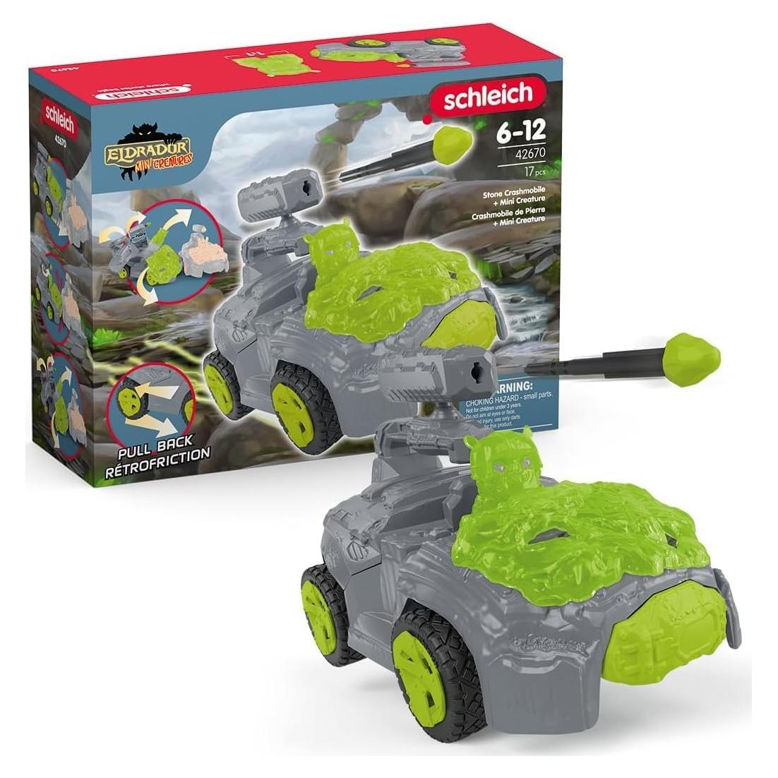 Schleich Eldrador Criaturas - Vehículo de Piedra con Mini Criatura