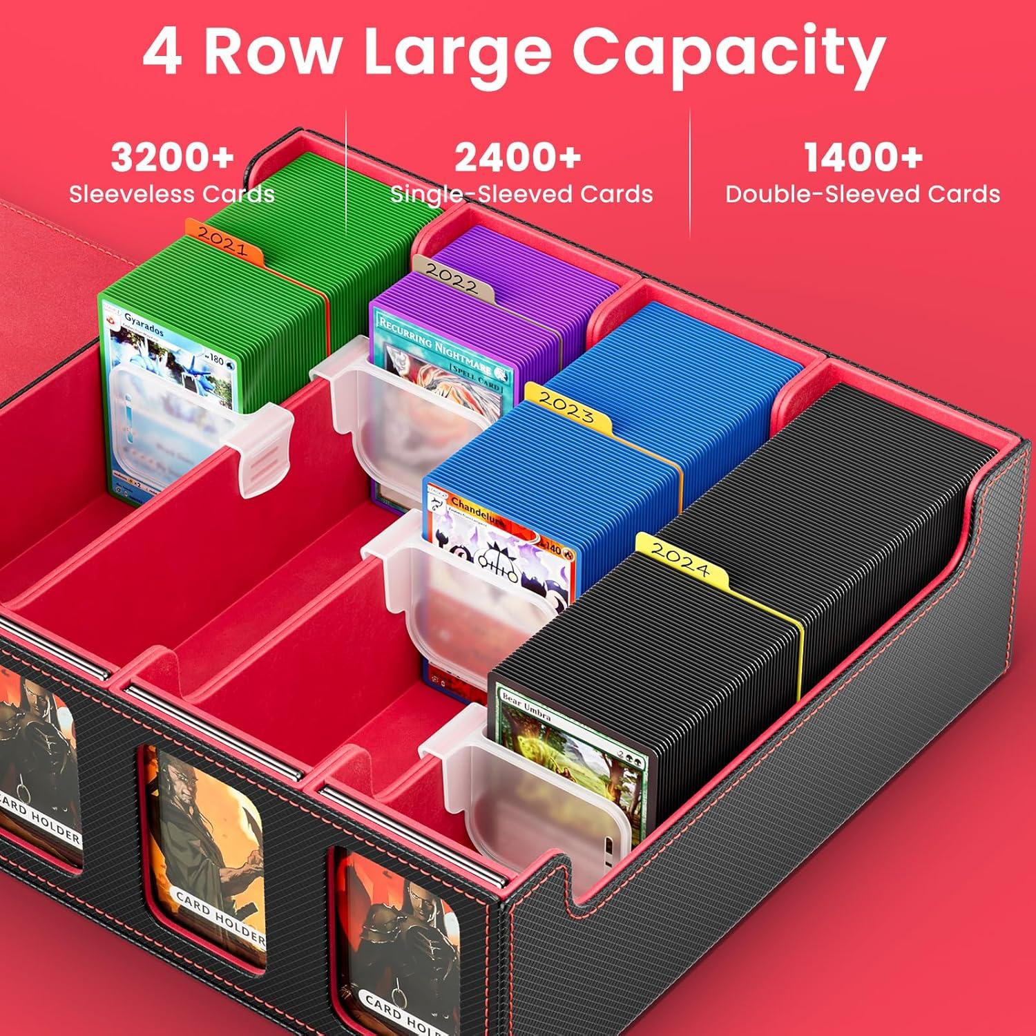 Caja de Almacenamiento de Tarjetas Flooyes 3200+ con 4 Soportes