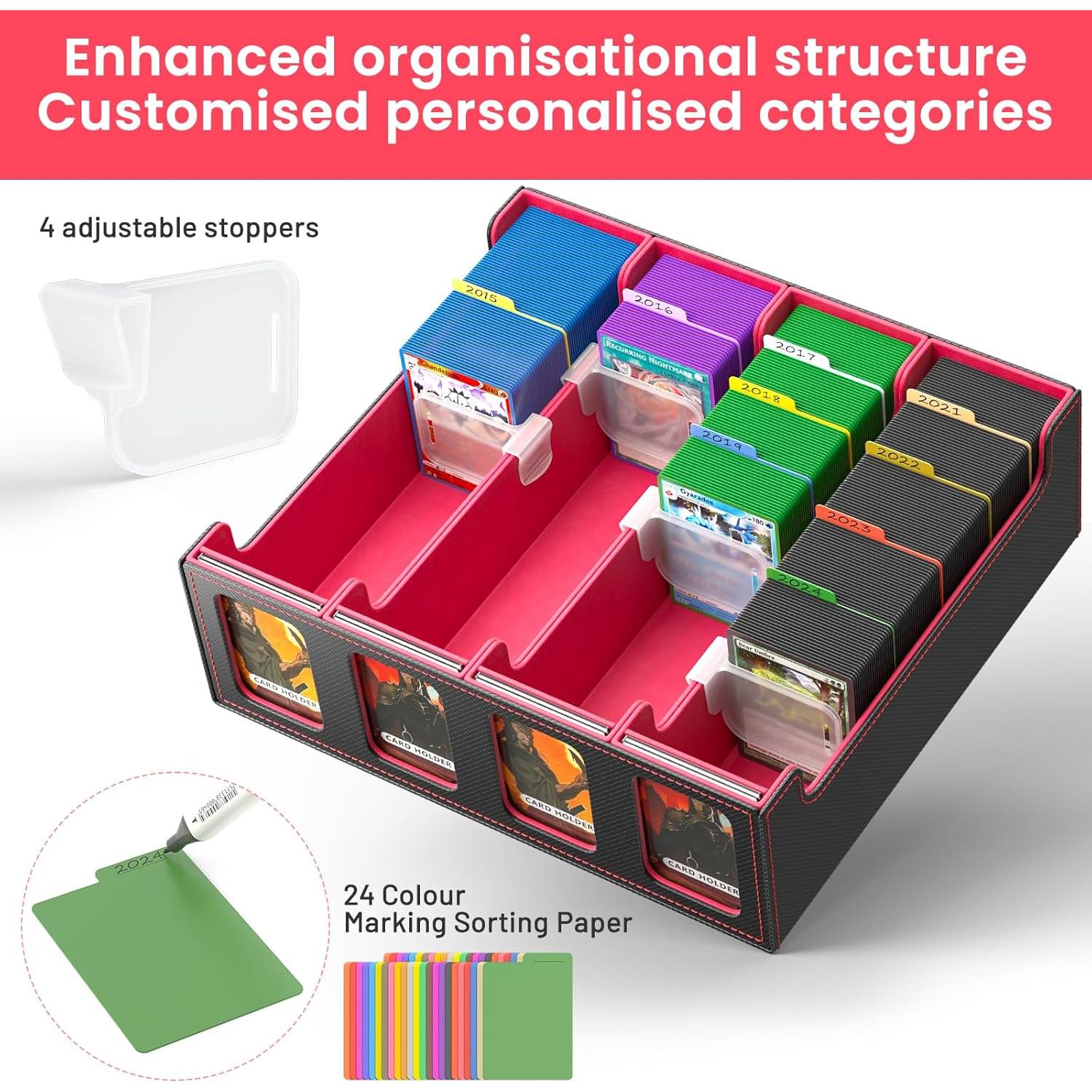 Caja de Almacenamiento de Tarjetas Flooyes 3200+ con 4 Soportes