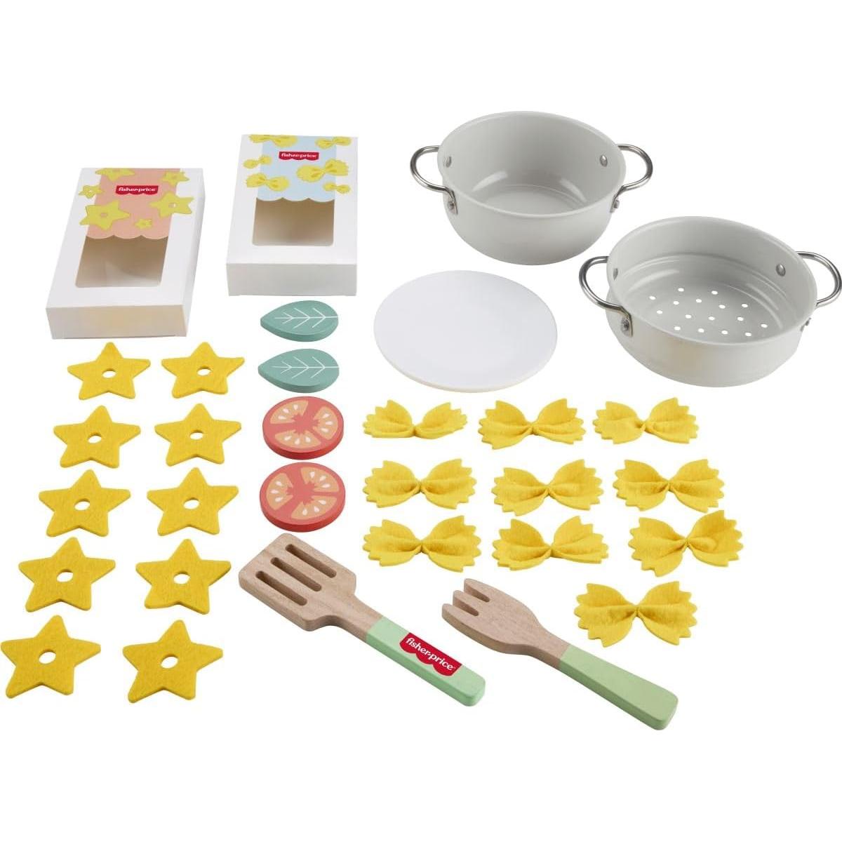 Juego de Cocina de Madera Fisher-Price Chef de Pasta 31 Piezas