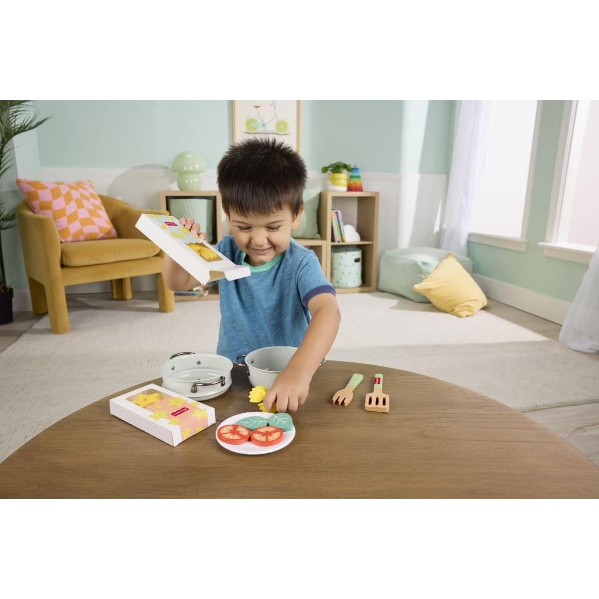 Juego de Cocina de Madera Fisher-Price Chef de Pasta 31 Piezas