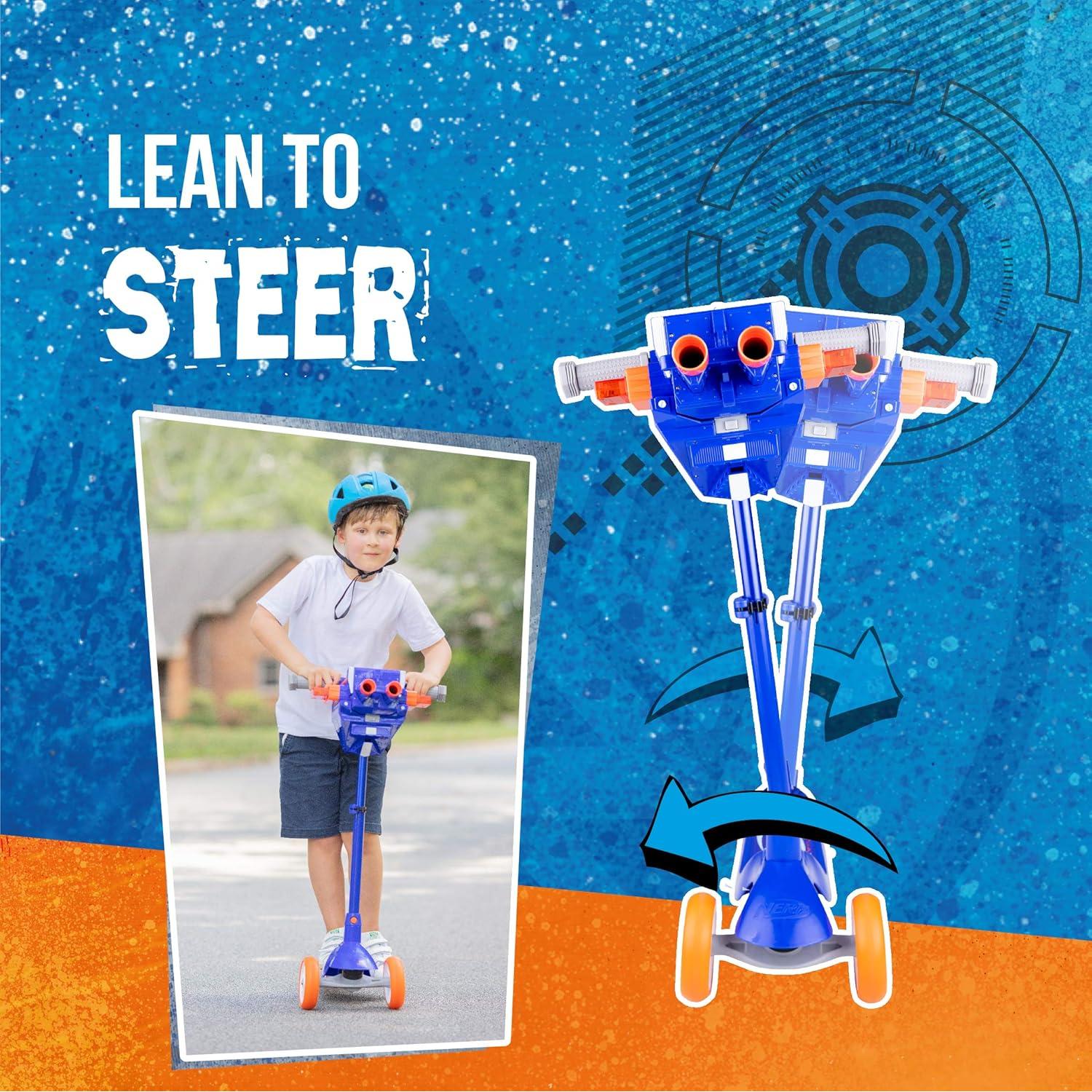 Patinete Nerf Blaster Flybar 3 Ruedas 12 Metros 68 kg