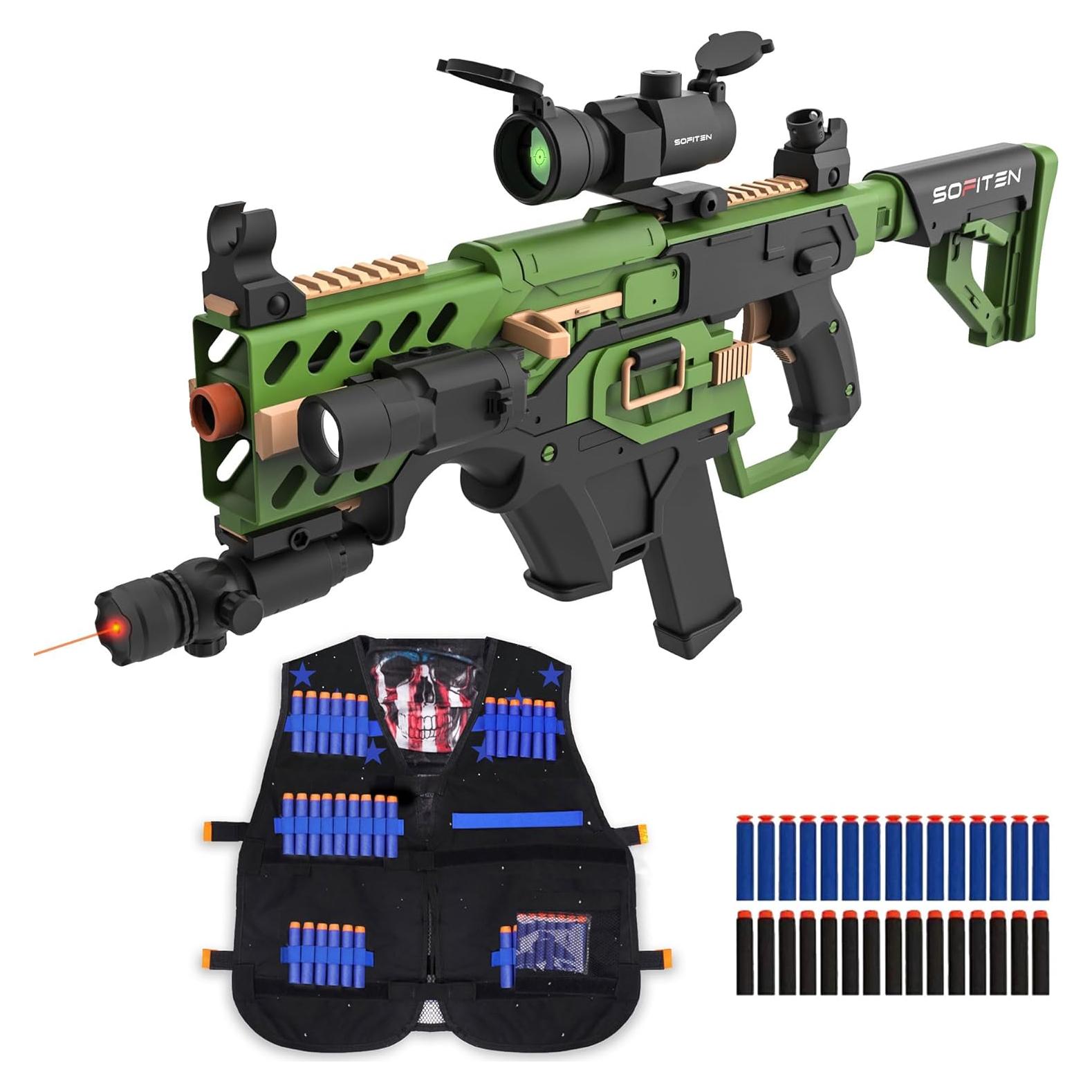 Rifle de francotirador de juguete SOFITEN Viktor-Y con accesorios