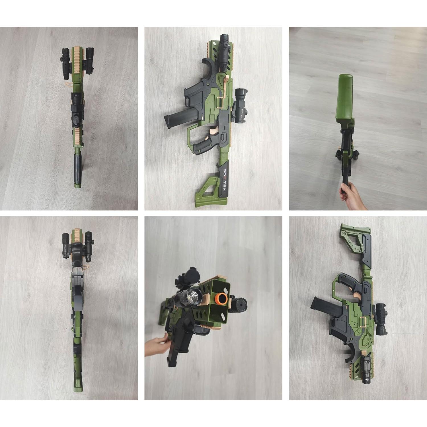 Rifle de francotirador de juguete SOFITEN Viktor-Y con accesorios