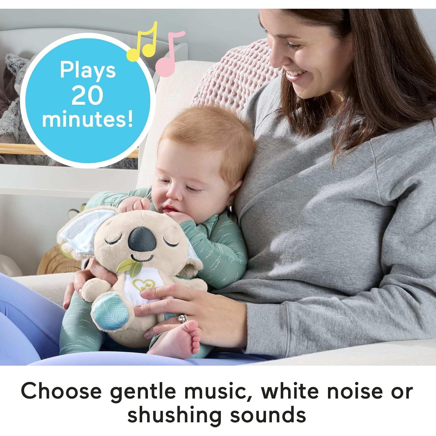 Fisher-Price Koala Soother Portátil - Juguete de Sonido para Bebés