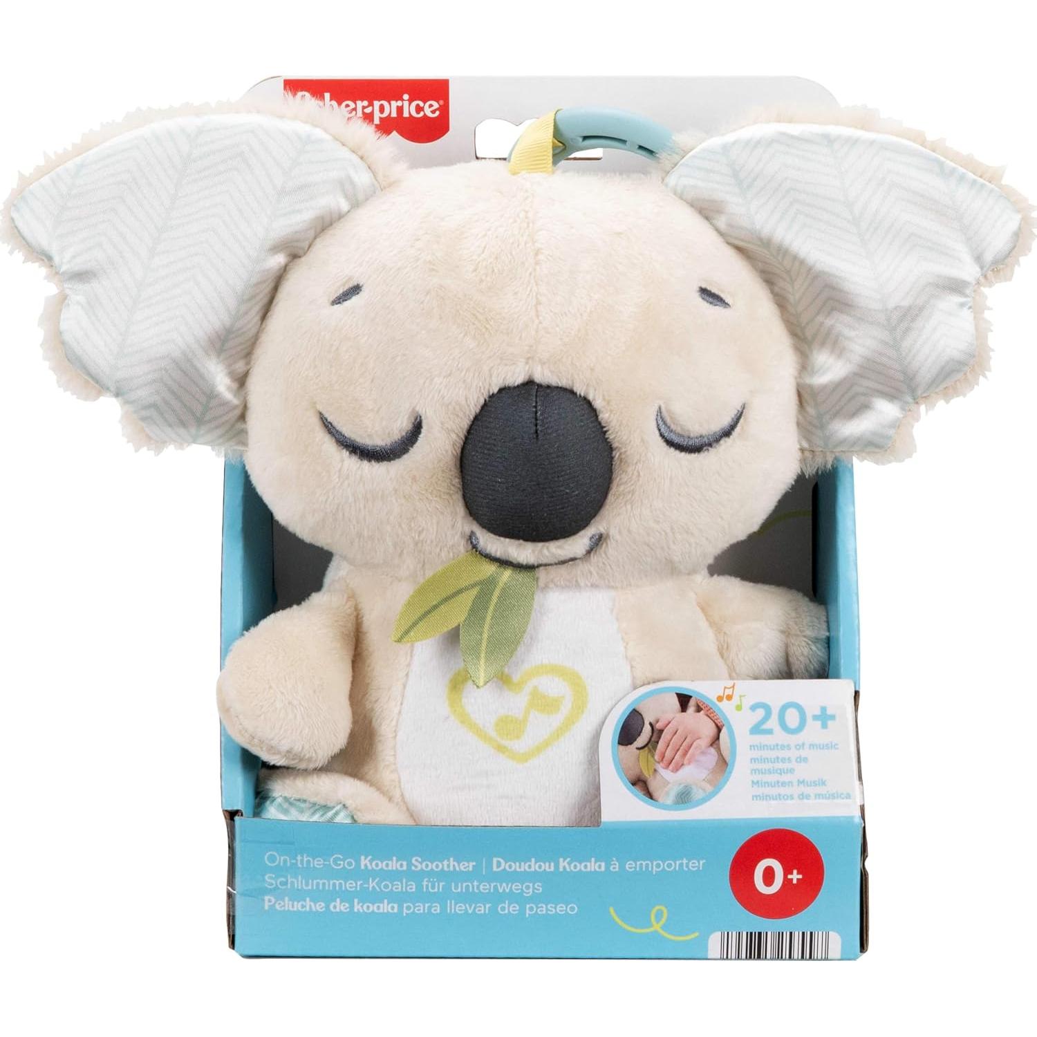 Fisher-Price Koala Soother Portátil - Juguete de Sonido para Bebés