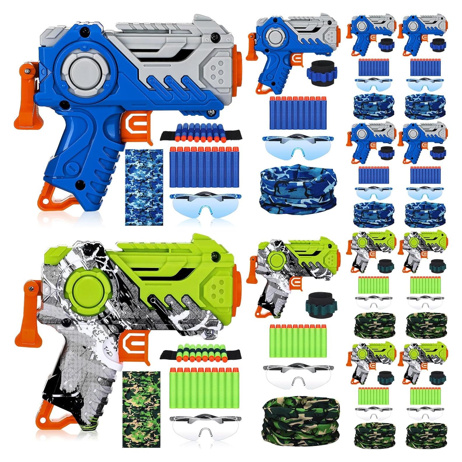 Kit Táctico de Fiesta Nerf Seenelling - 12 Juguetes + 120 Balas
