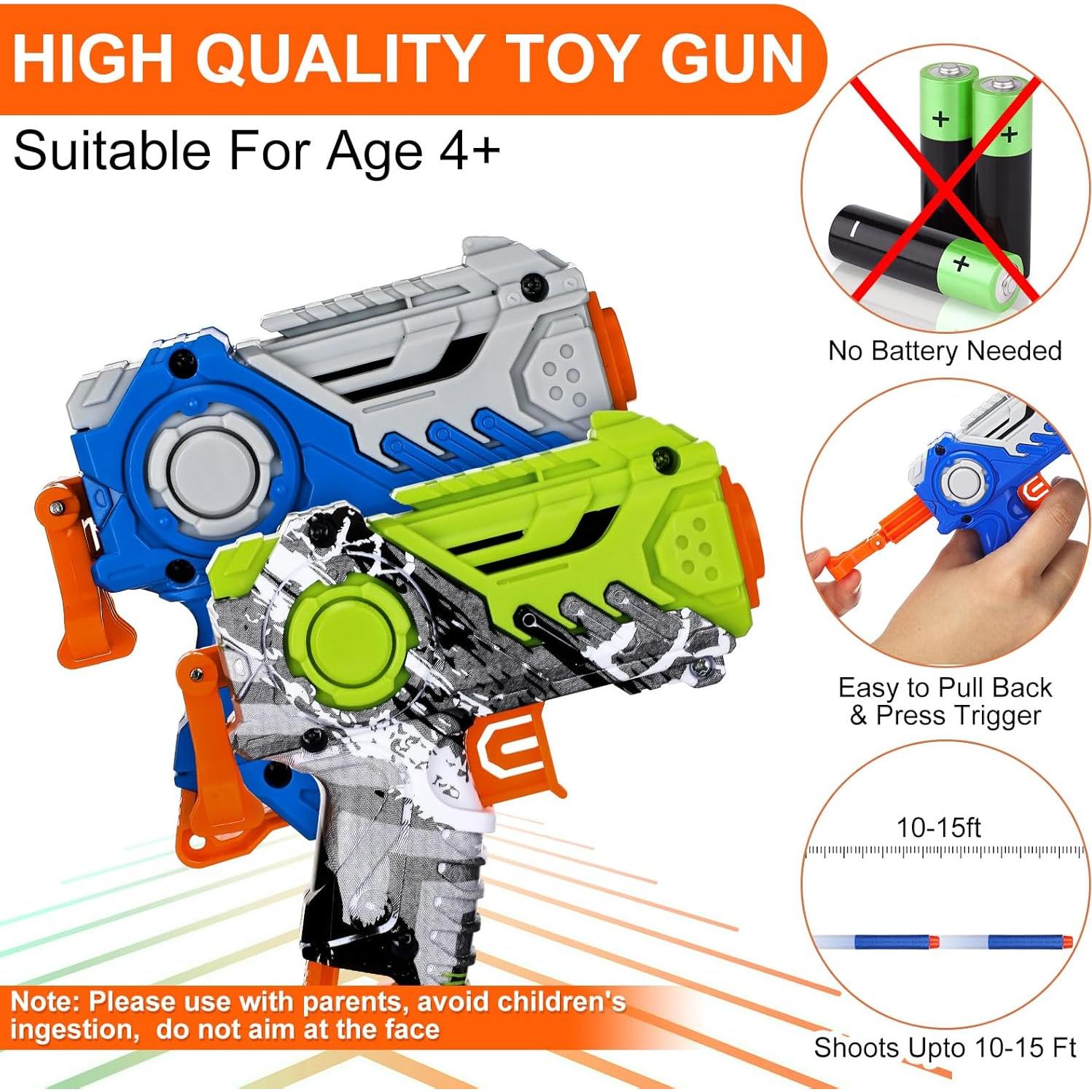 Kit Táctico de Fiesta Nerf Seenelling - 12 Juguetes + 120 Balas