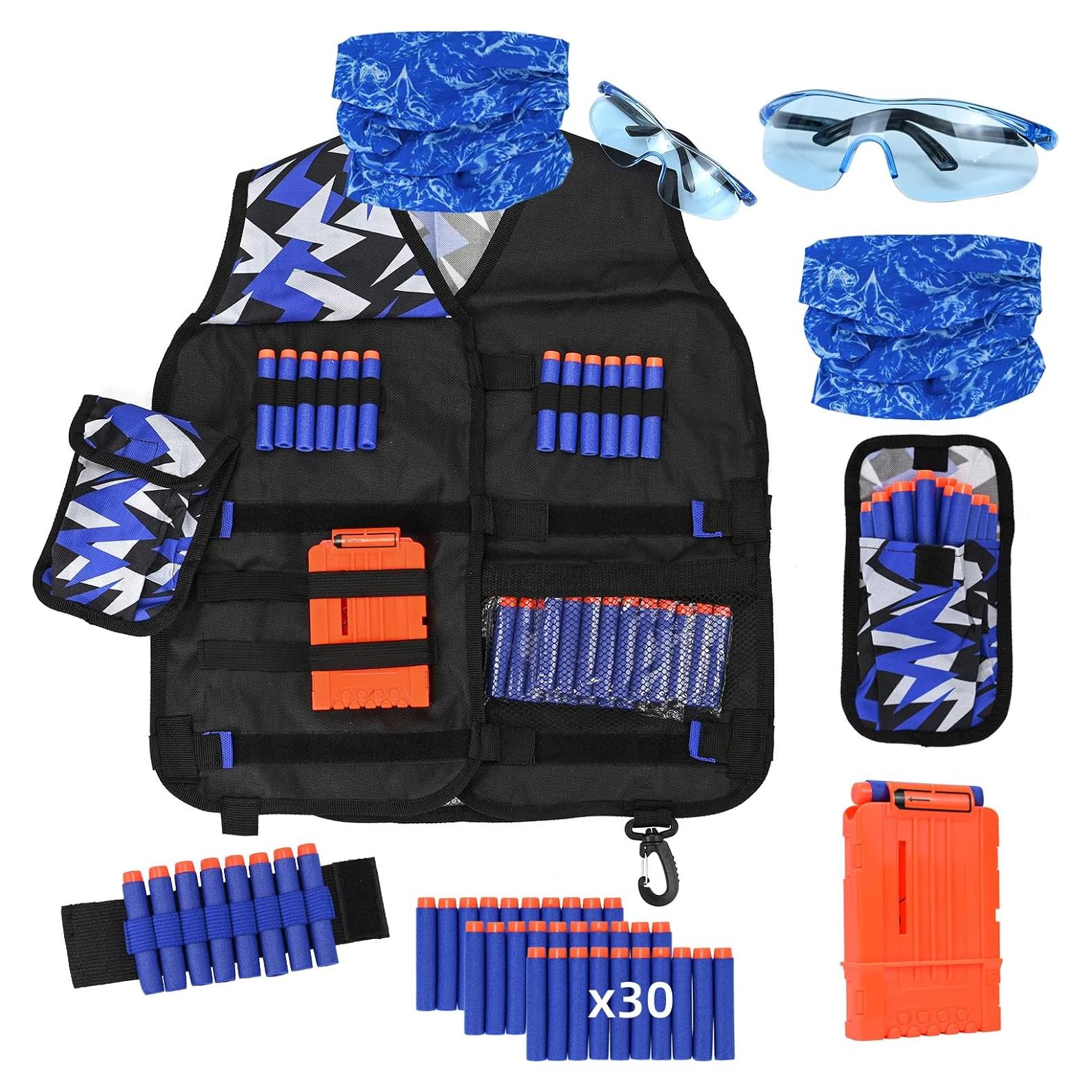 Kit Chaleco Táctico Nerf LUUFAN con Dardos y Accesorios