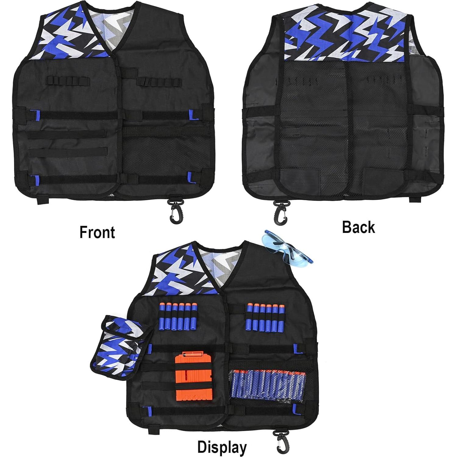 Kit Chaleco Táctico Nerf LUUFAN con Dardos y Accesorios