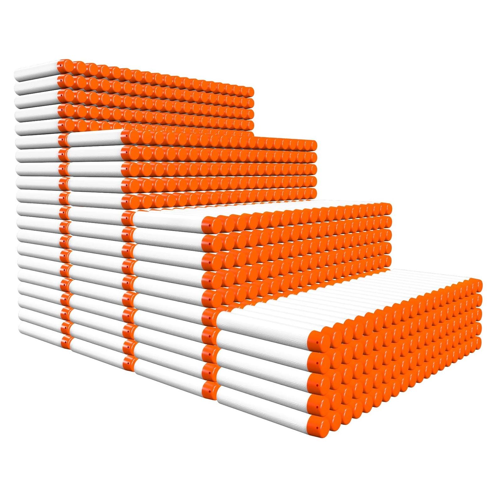 Dardos AMOSTING 1000PCS Brillantes para Nerf Elite 2.0