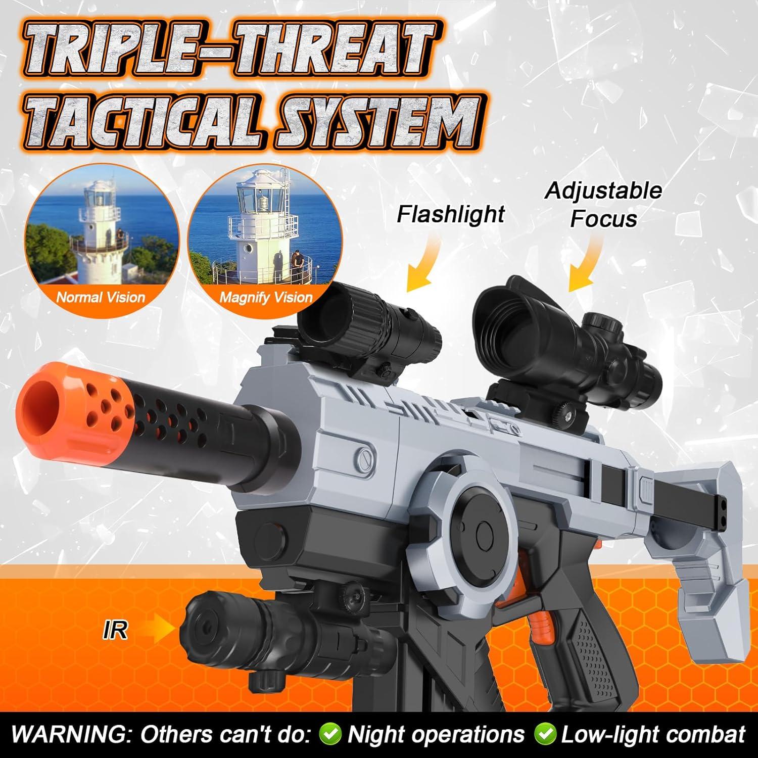 Pistola de Juguete Automática JakMean 21101 con Chaleco Táctico