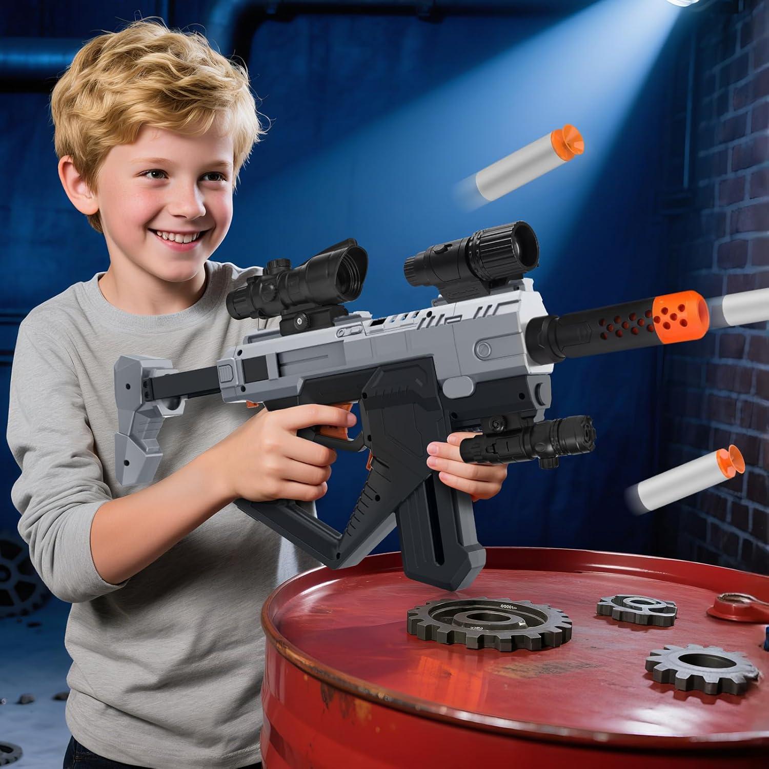 Pistola de Juguete Automática JakMean 21101 con Chaleco Táctico