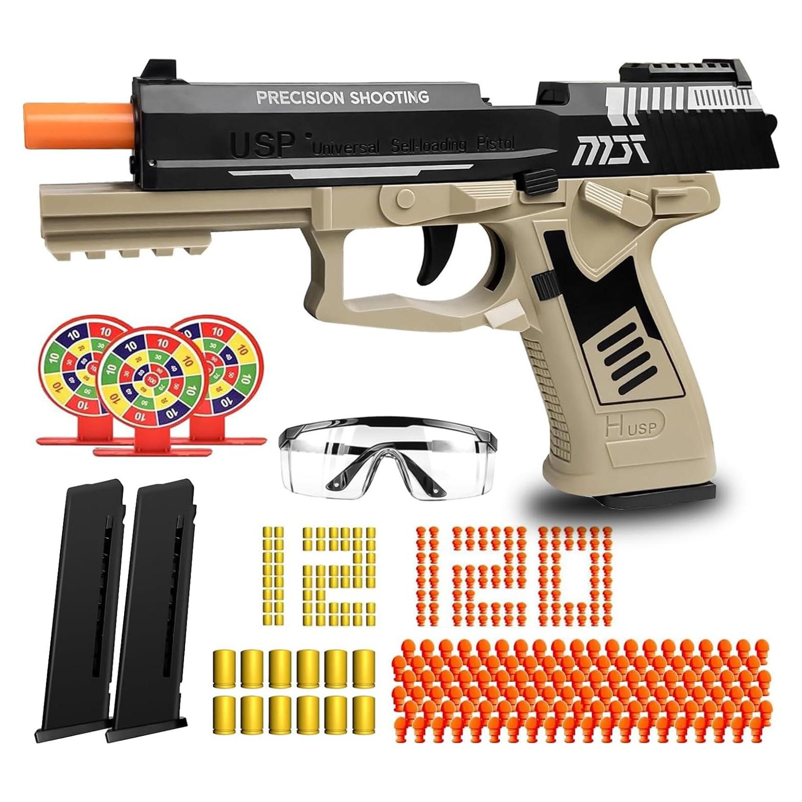 Pistola de Juguete Automática CHENMLIL con Balas Suaves