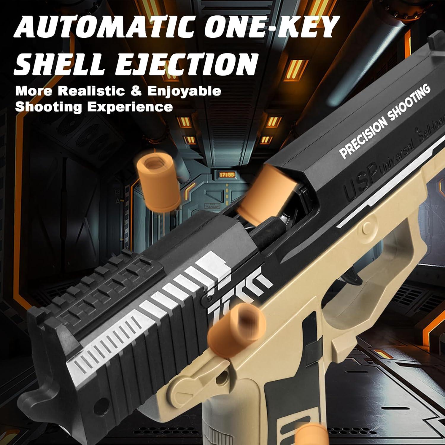 Pistola de Juguete Automática CHENMLIL con Balas Suaves