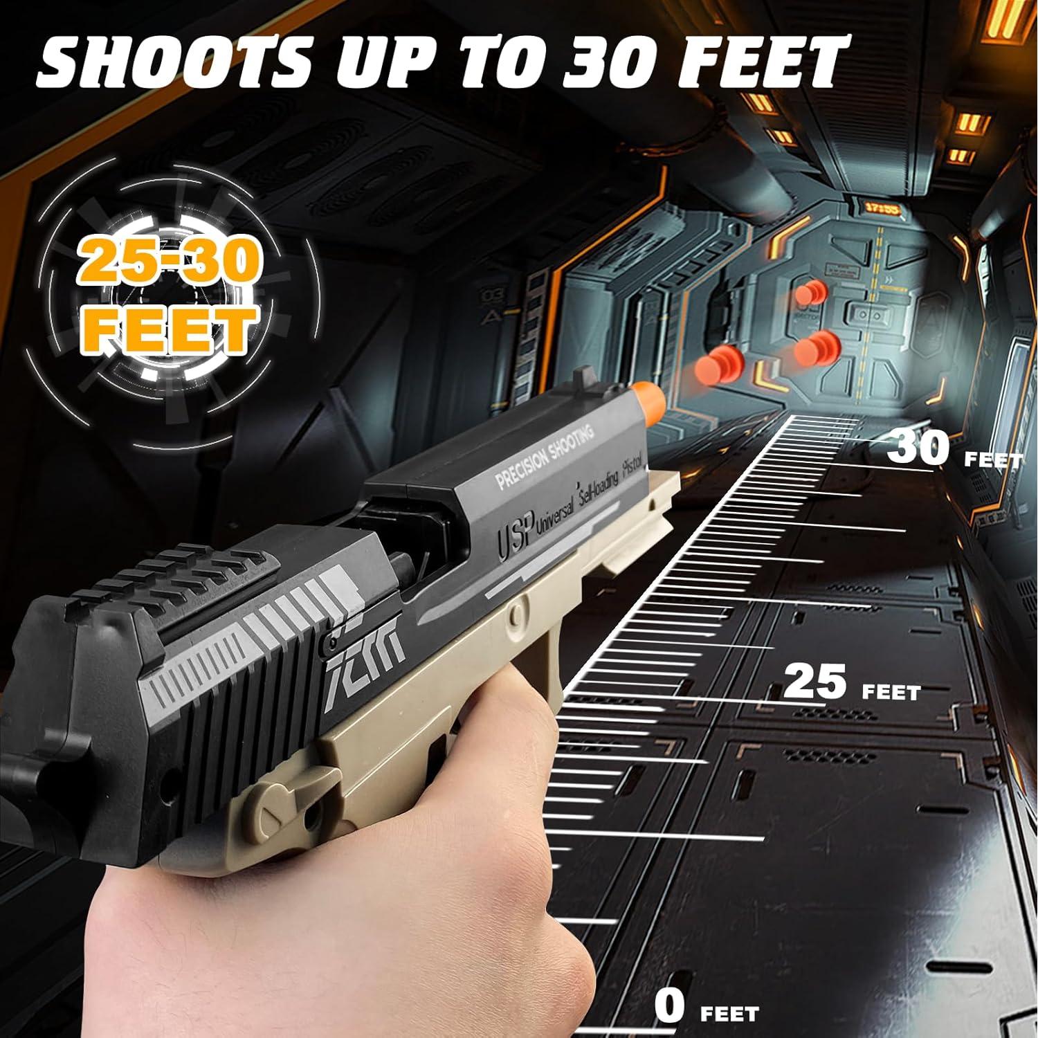 Pistola de Juguete Automática CHENMLIL con Balas Suaves