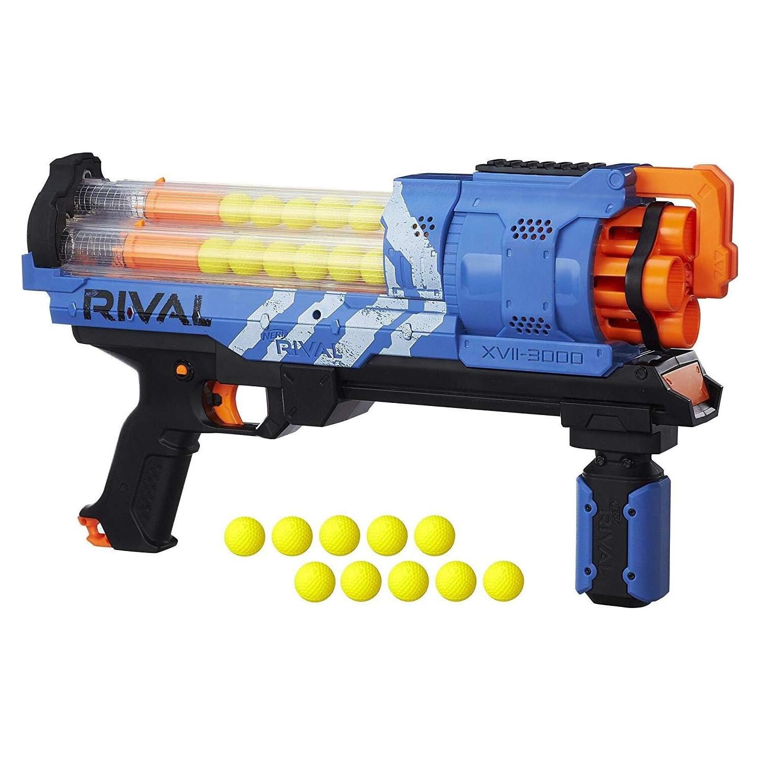 Bláster Nerf Rival Artemis XVII-3000 Azul - 30 Proyectiles