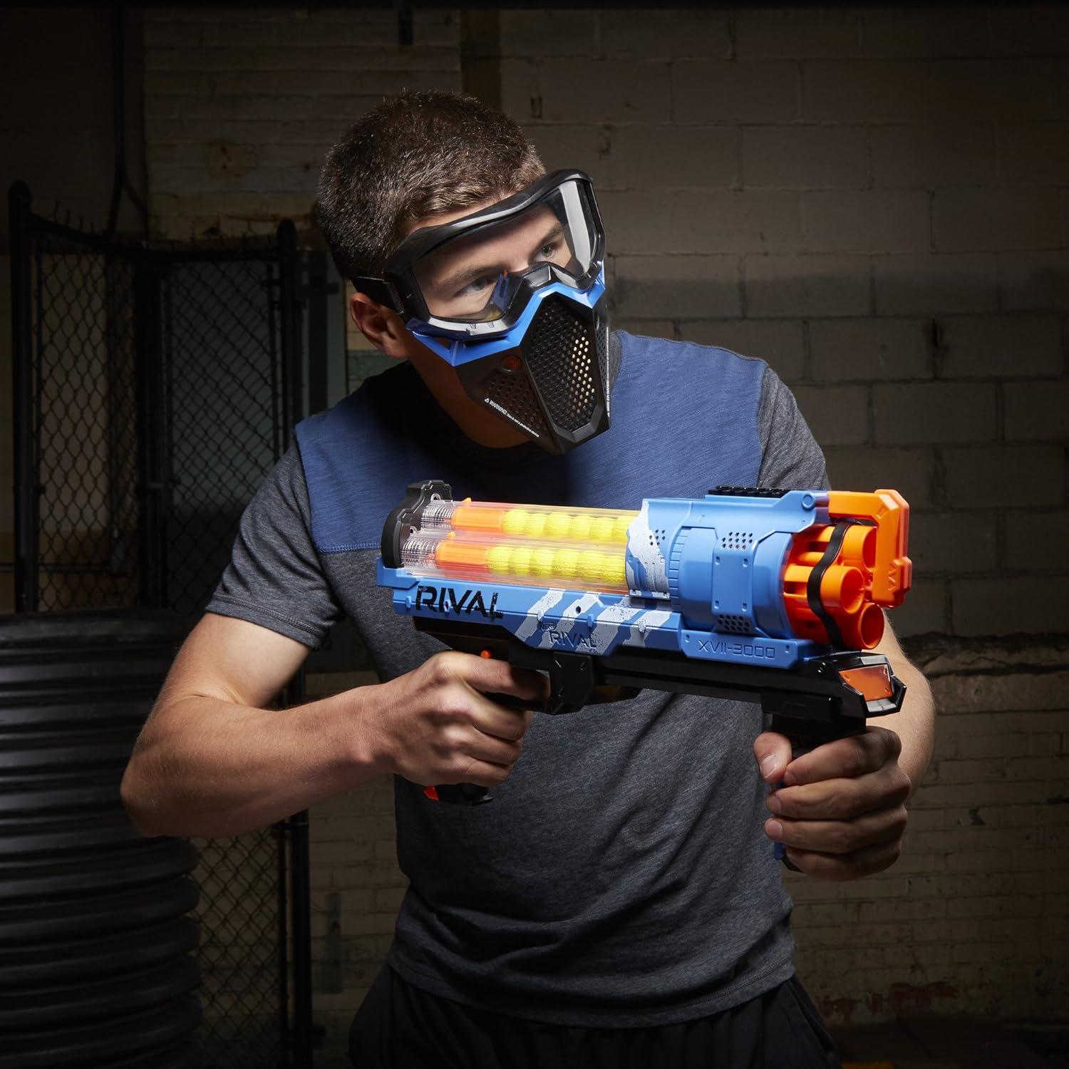 Bláster Nerf Rival Artemis XVII-3000 Azul - 30 Proyectiles